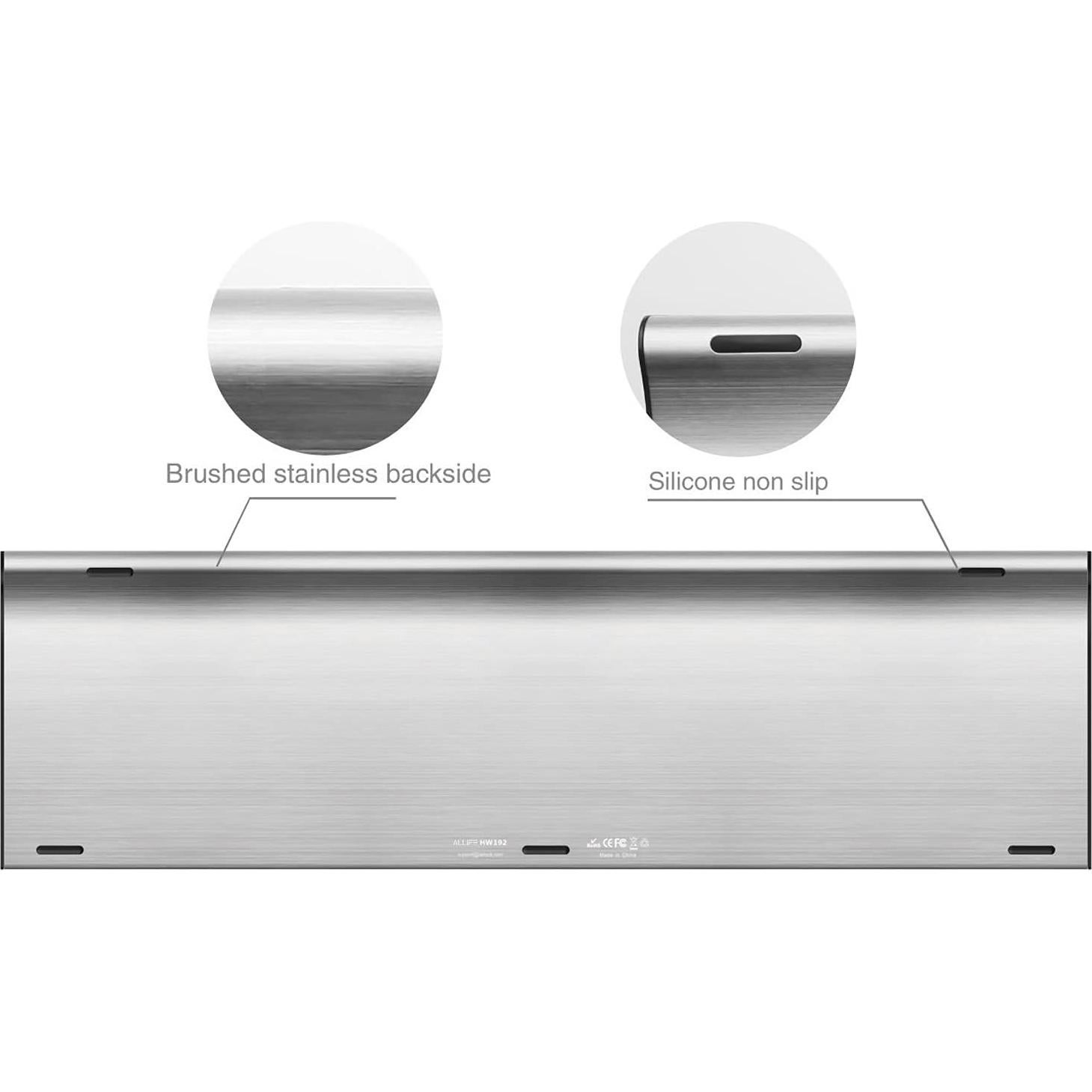 Teclado Inalámbrico ALLIFE 2.4G Acero Inoxidable Ultra Delgado