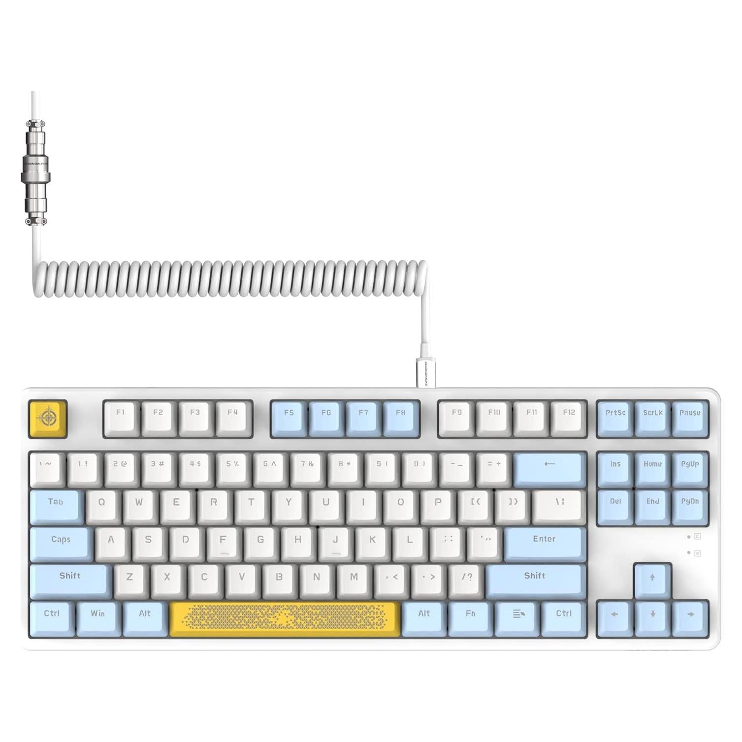 Teclado Mecánico Gaming MAGIC-REFINER AK873 TKL 75% LED RGB