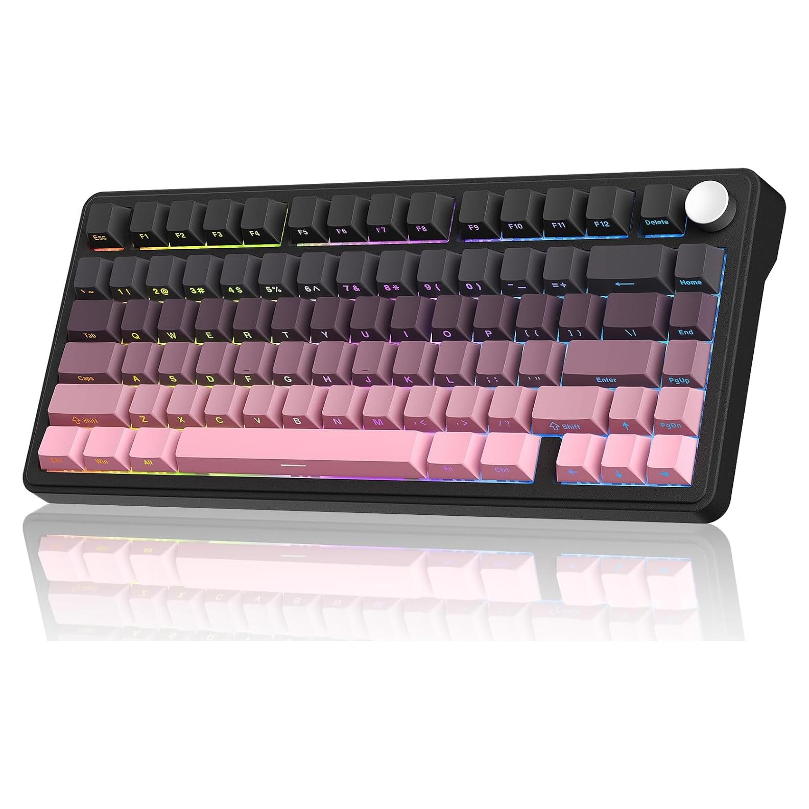 Teclado Mecánico CC MALL M75 75% RGB PBT Intercambiable