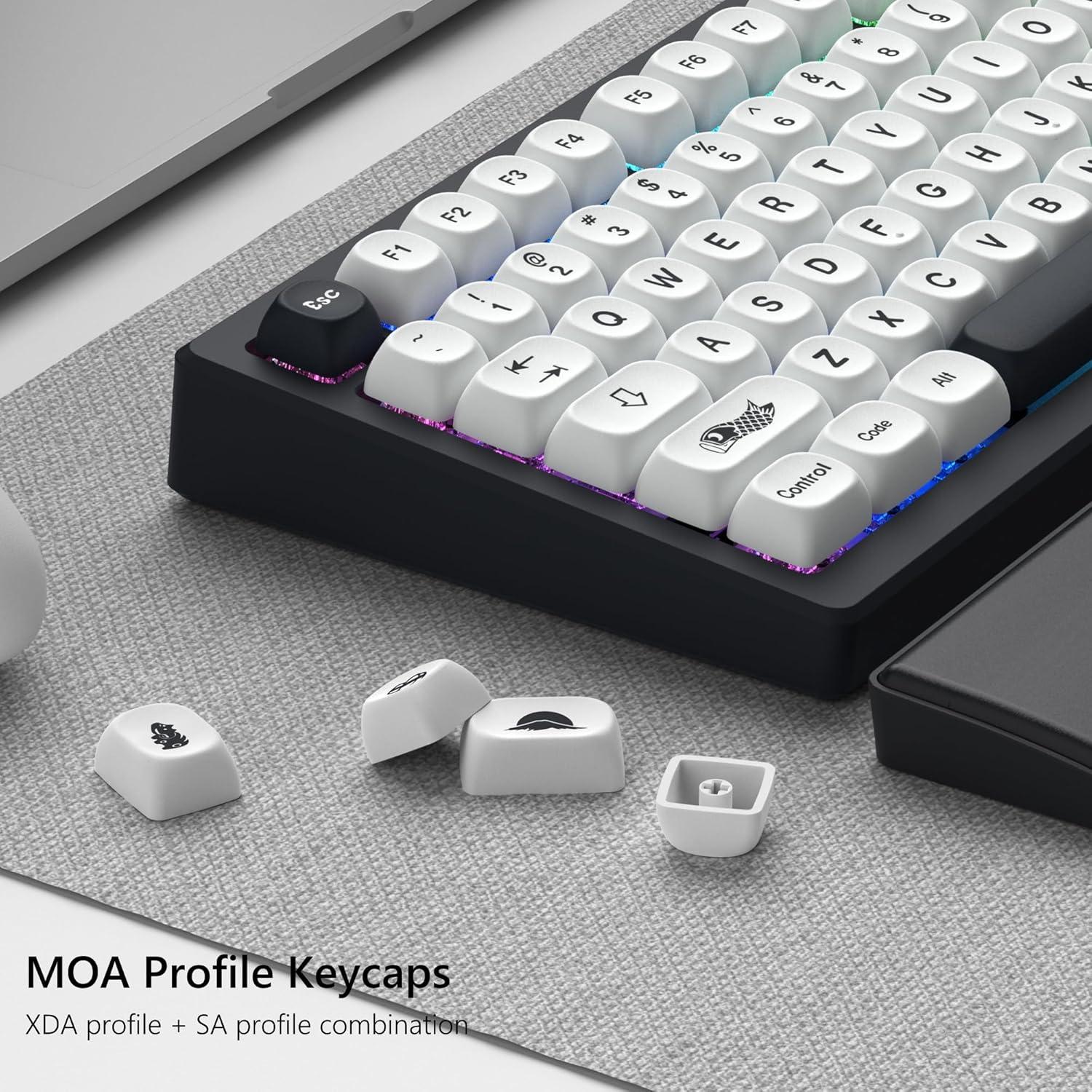 Teclas PBT Womier MOA Japonesas para Teclado Mecánico 60-100%