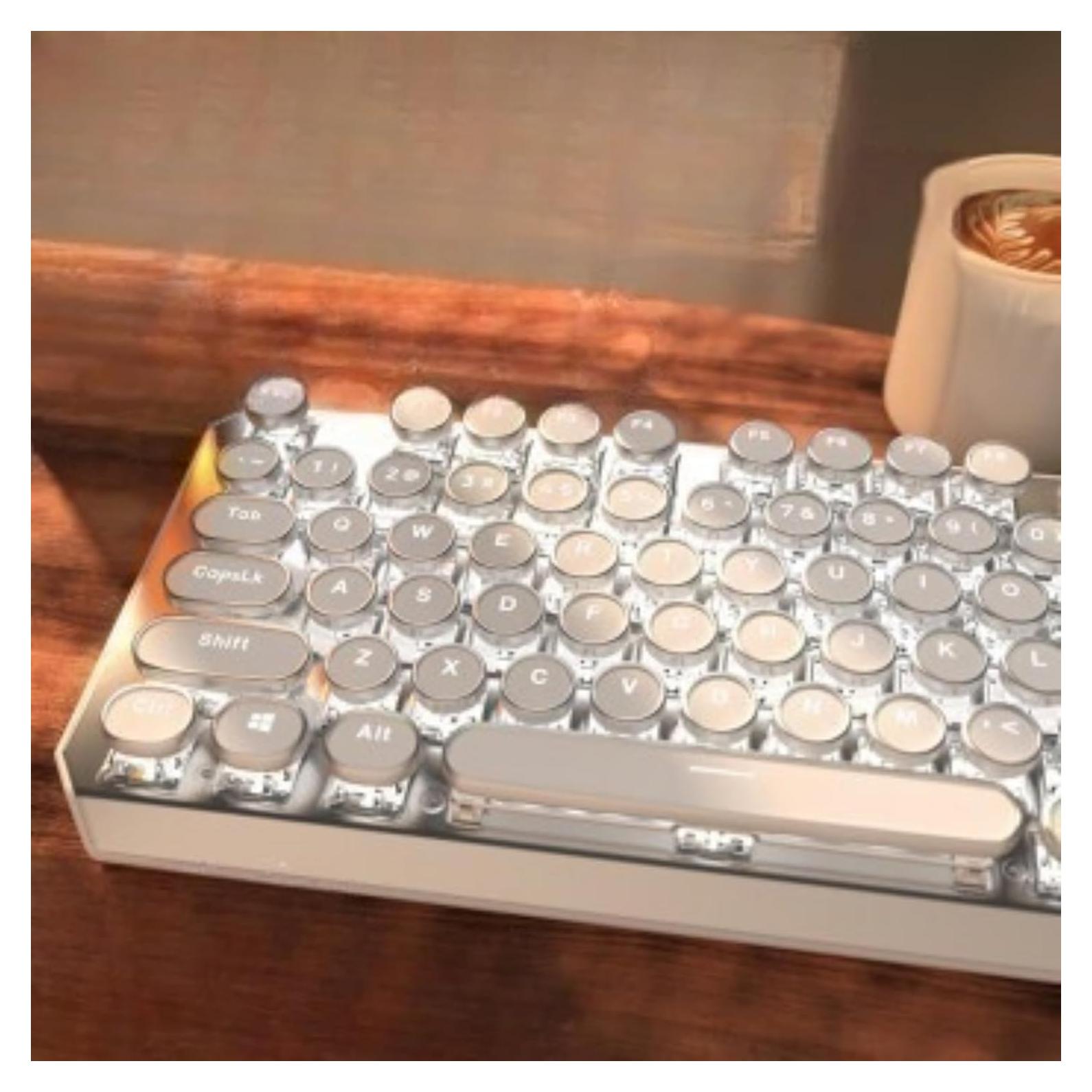 Teclado Mecánico Inalámbrico EWEADN 87 Teclas Retroiluminado