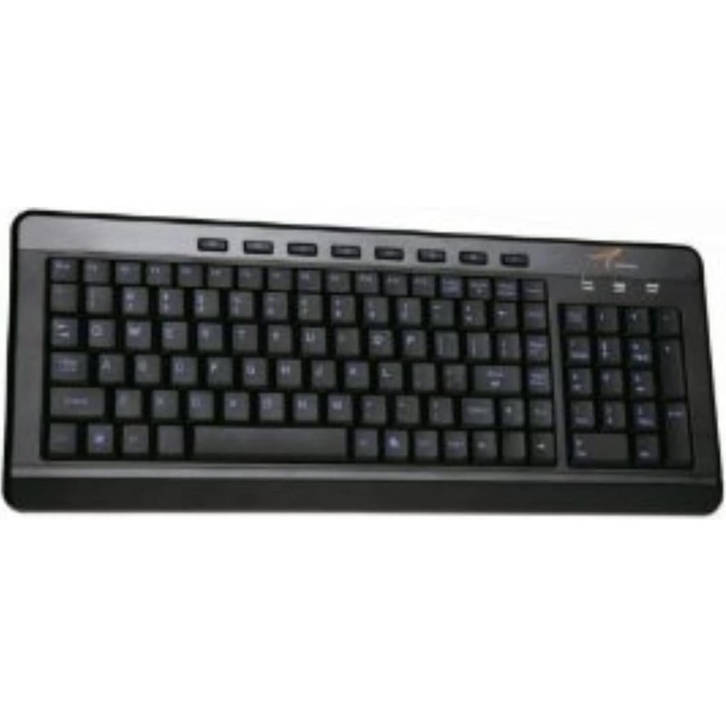 Teclado Multimedia Retroiluminado USB iMBAPrice Negro Piano