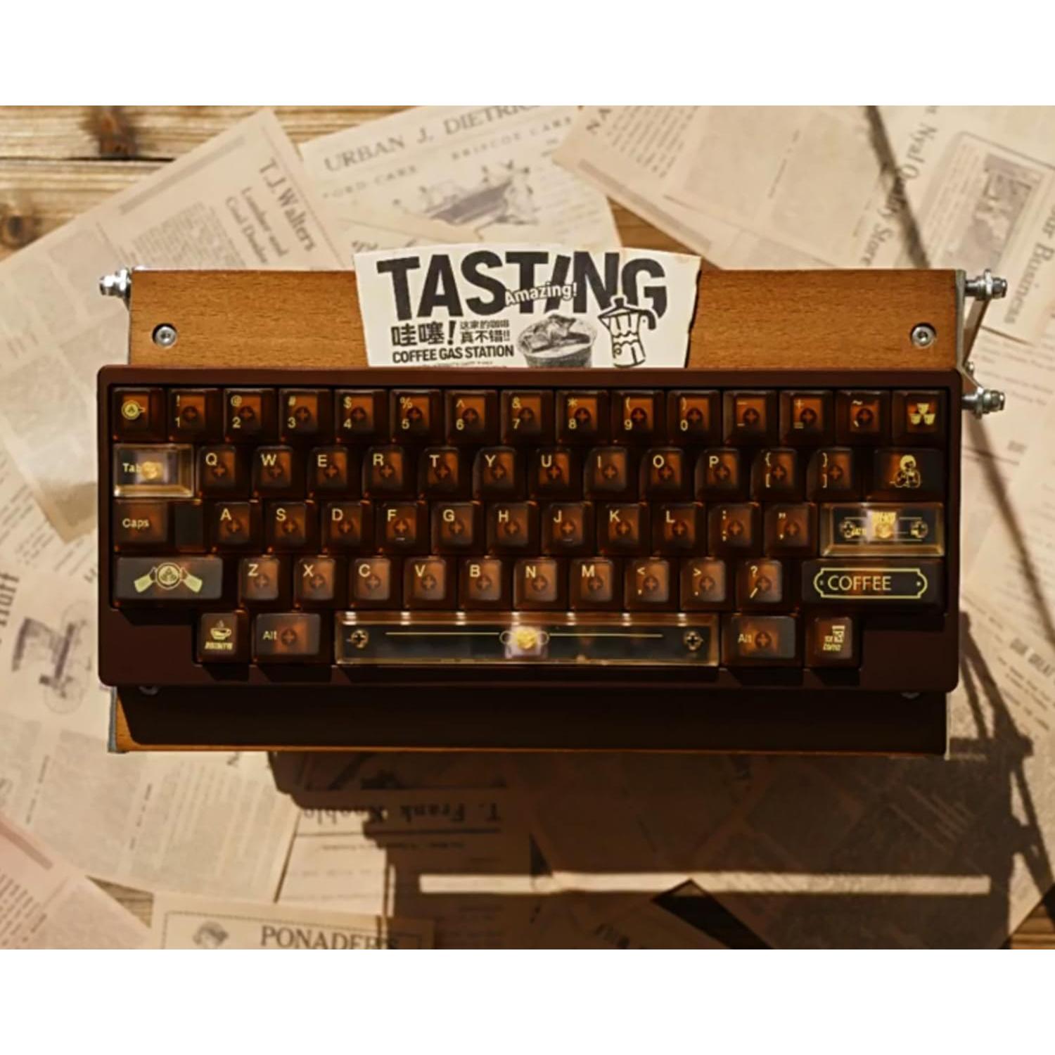 Juego de 153 Capsulas Transparentes Mintcaps para Teclado Mecánico Cherry