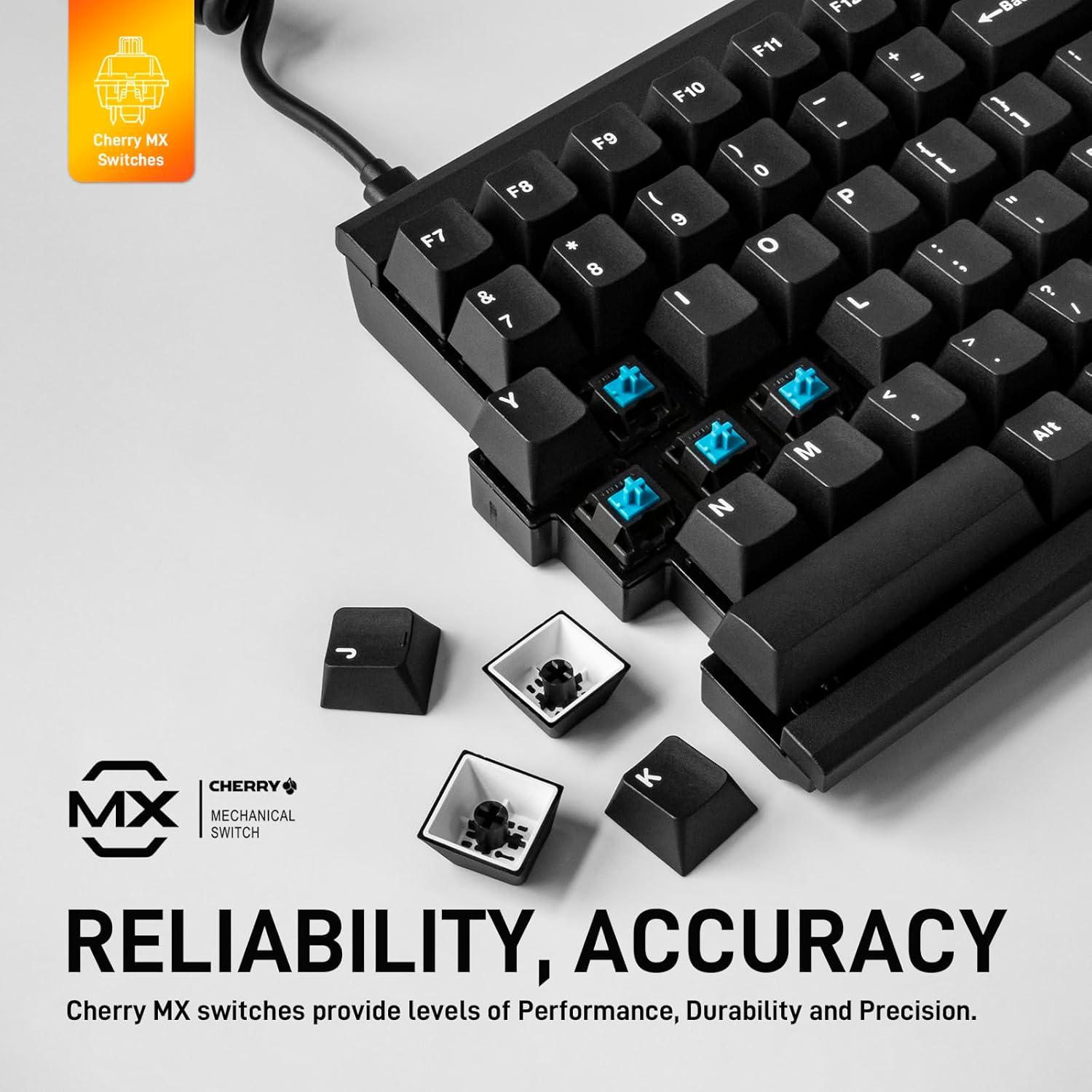 Teclado Mecánico Ergonómico Mistel MD770 TKL Cherry MX PBT