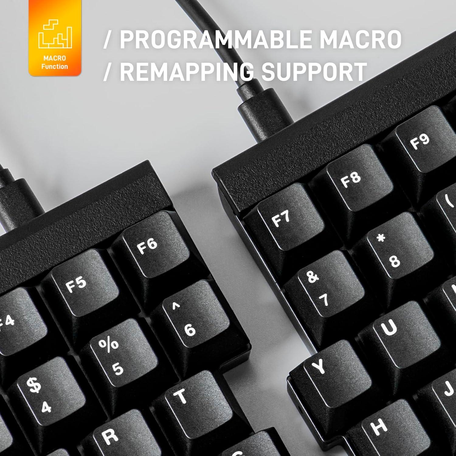 Teclado Mecánico Ergonómico Mistel MD770 TKL Cherry MX PBT