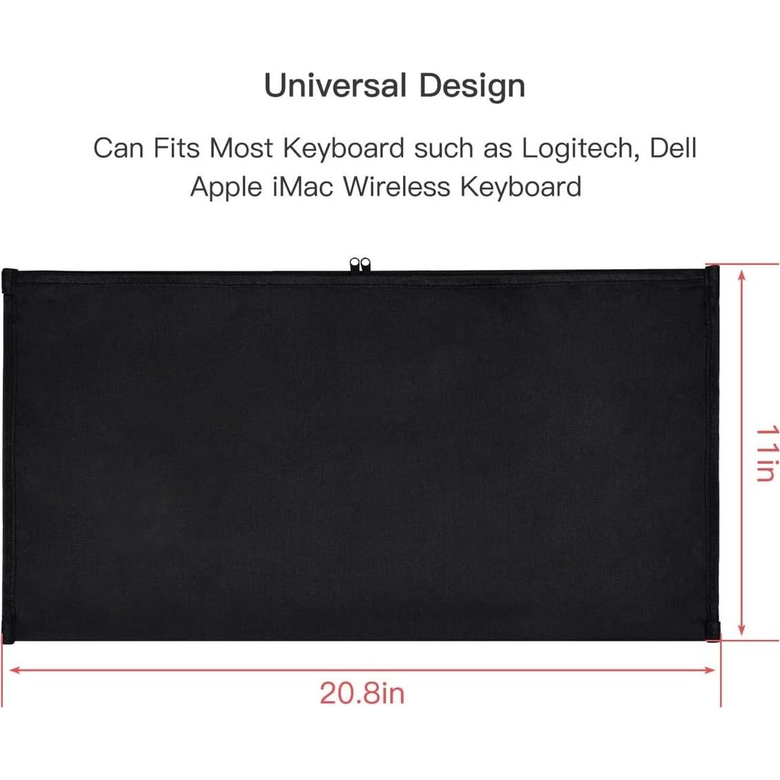 Funda Protectora para Teclado Logitech/Dell/Corsair - Negro