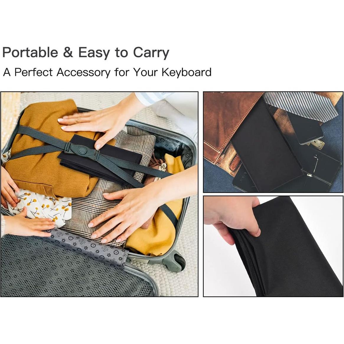 Funda Protectora para Teclado Logitech/Dell/Corsair - Negro