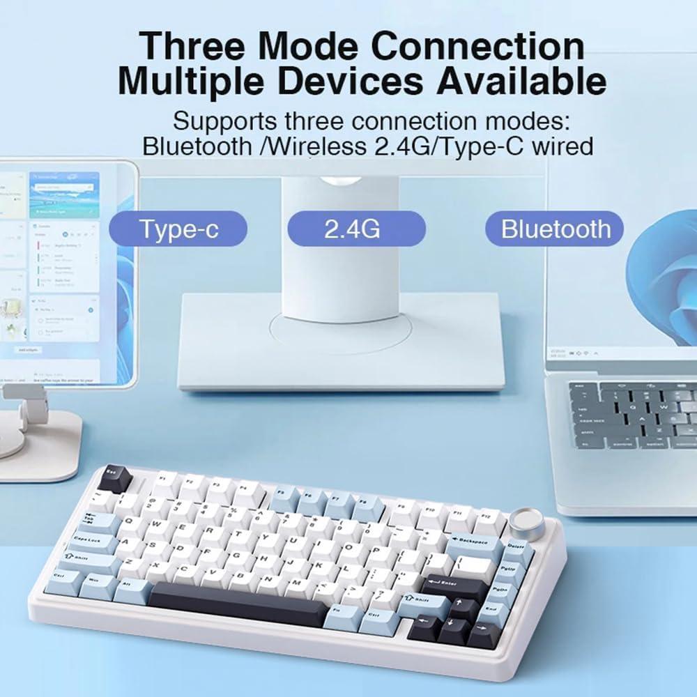 Teclado Mecánico Inalámbrico X Aula F75 75% RGB Personalizable