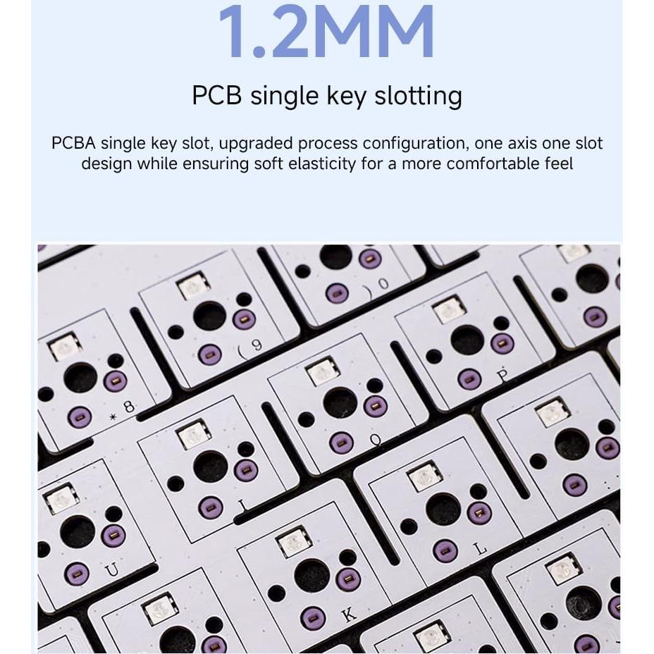 Teclado Mecánico Inalámbrico X Aula F75 75% RGB Personalizable