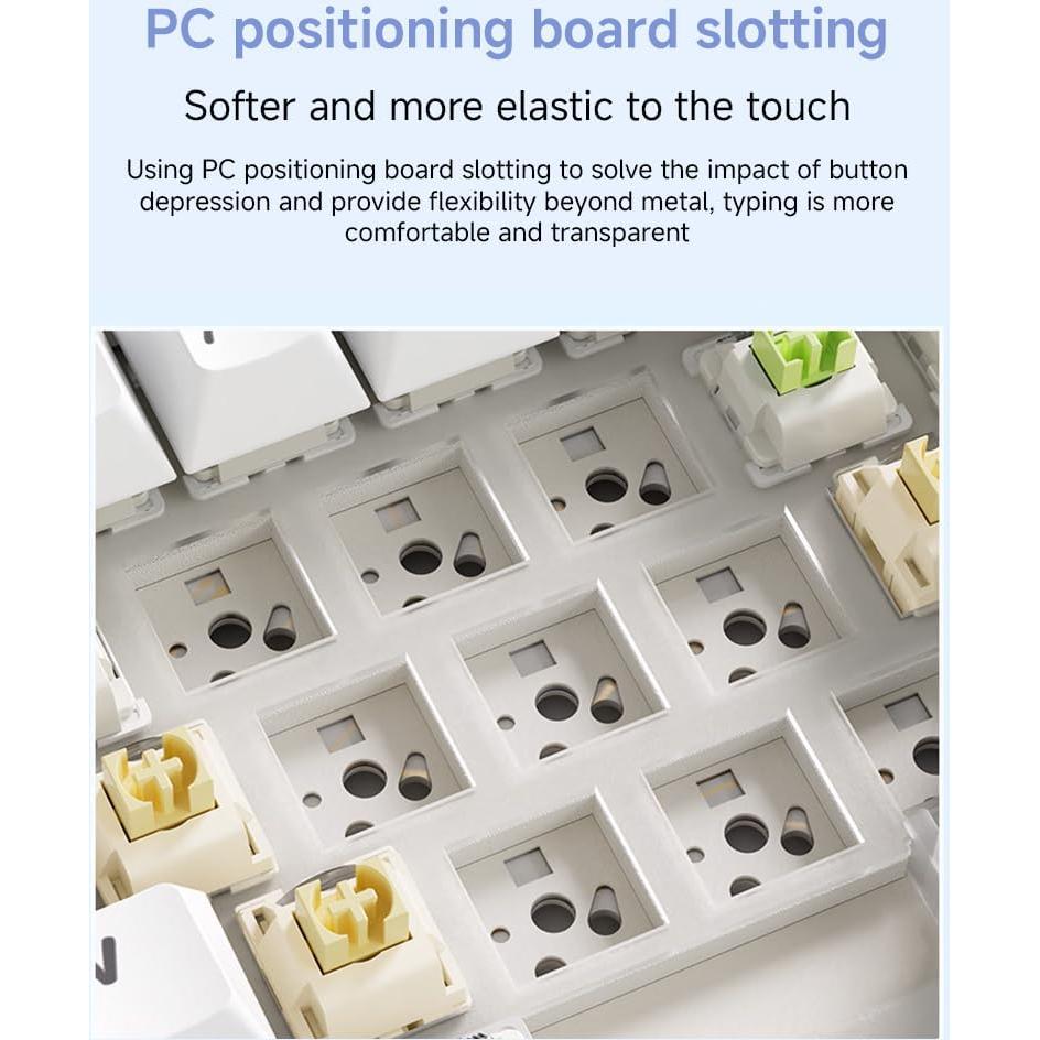 Teclado Mecánico Inalámbrico X Aula F75 75% RGB Personalizable