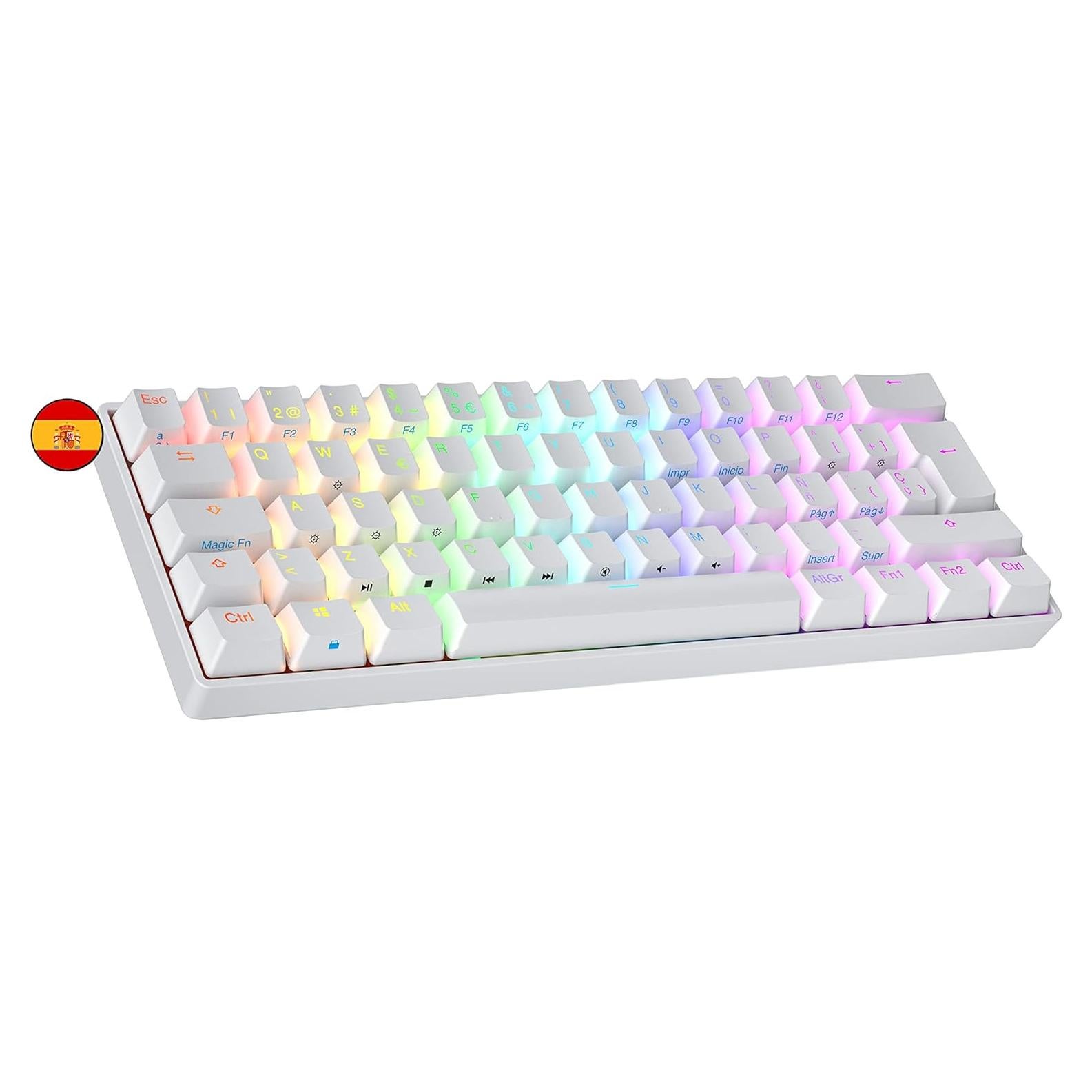 Teclado Mecánico Ranked S60 Supernova 60% RGB Hot Swappable