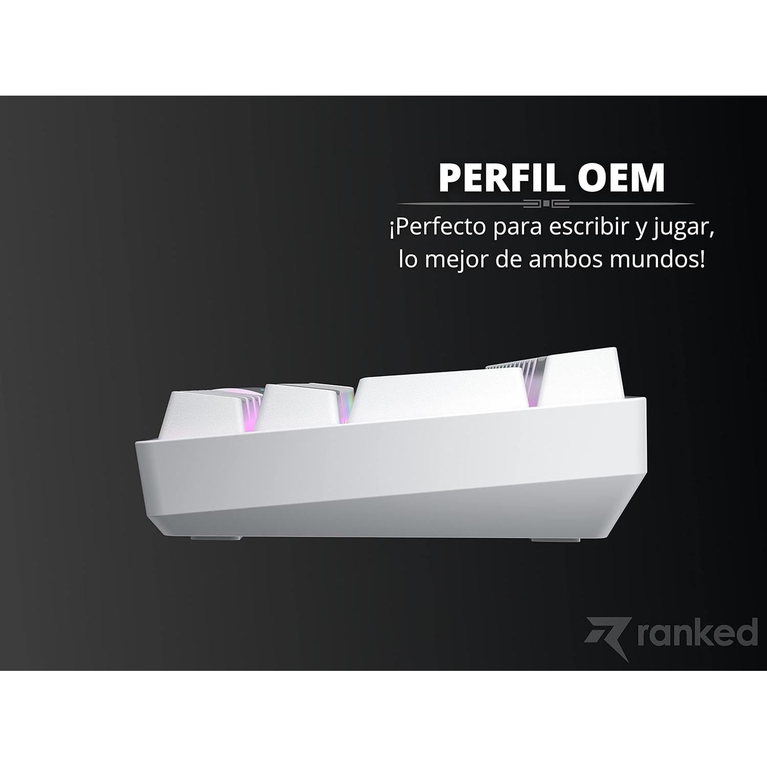 Teclado Mecánico Ranked S60 Supernova 60% RGB Hot Swappable