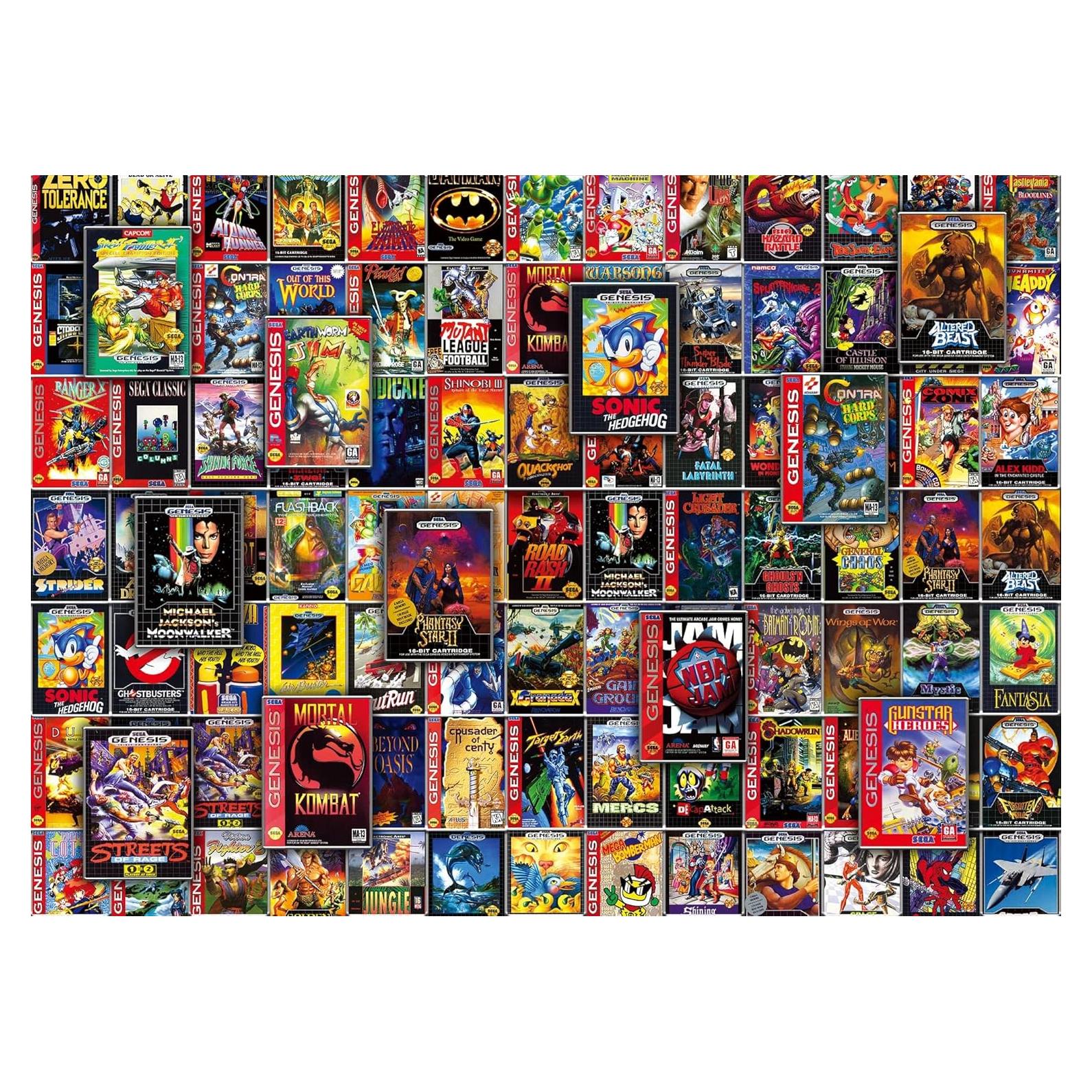 Rompecabezas 1000 Piezas SEGA Genesis Toynk - Videojuegos Retro