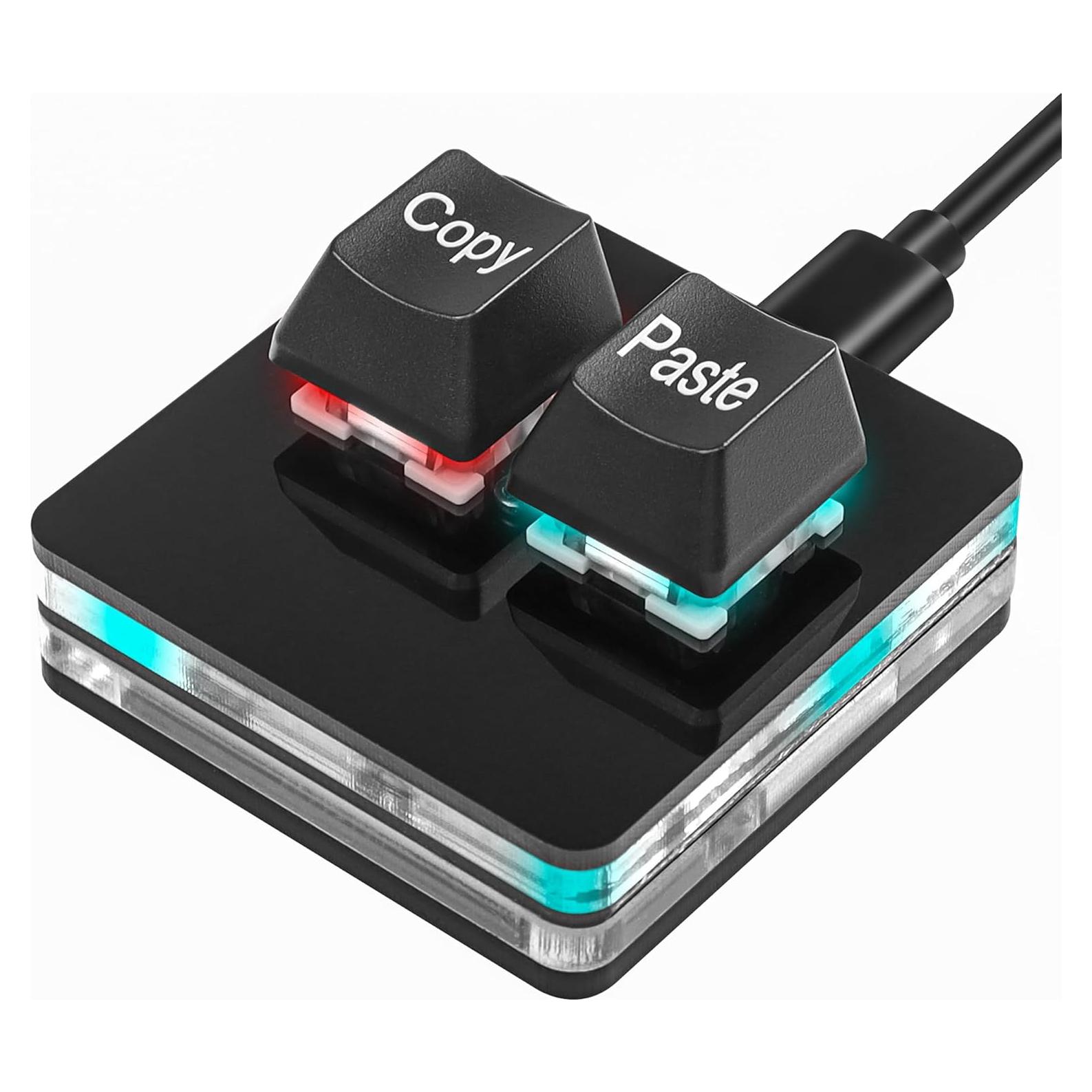 Teclado Mecánico SinLoon USB 2 Teclas HotSwap RGB Negro