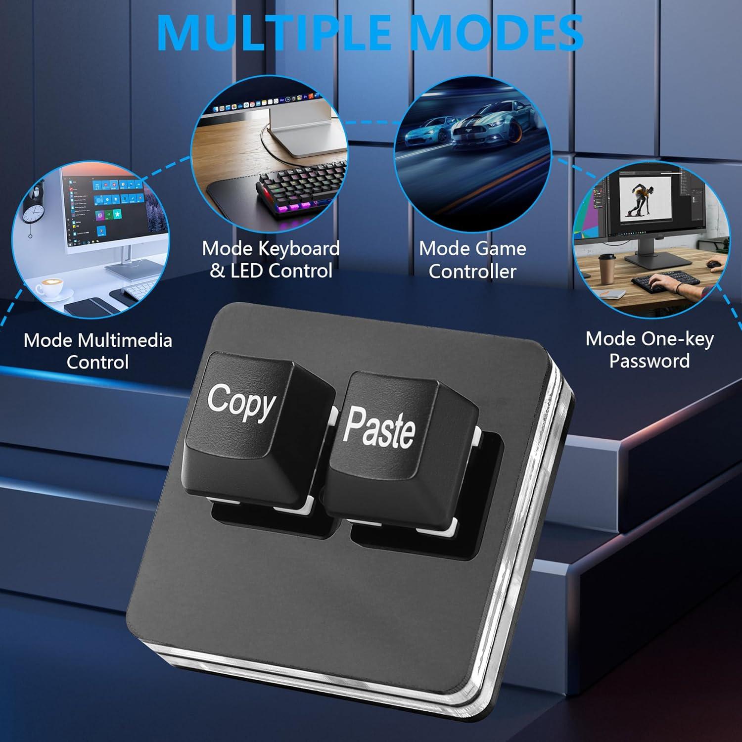 Teclado Mecánico SinLoon USB 2 Teclas HotSwap RGB Negro