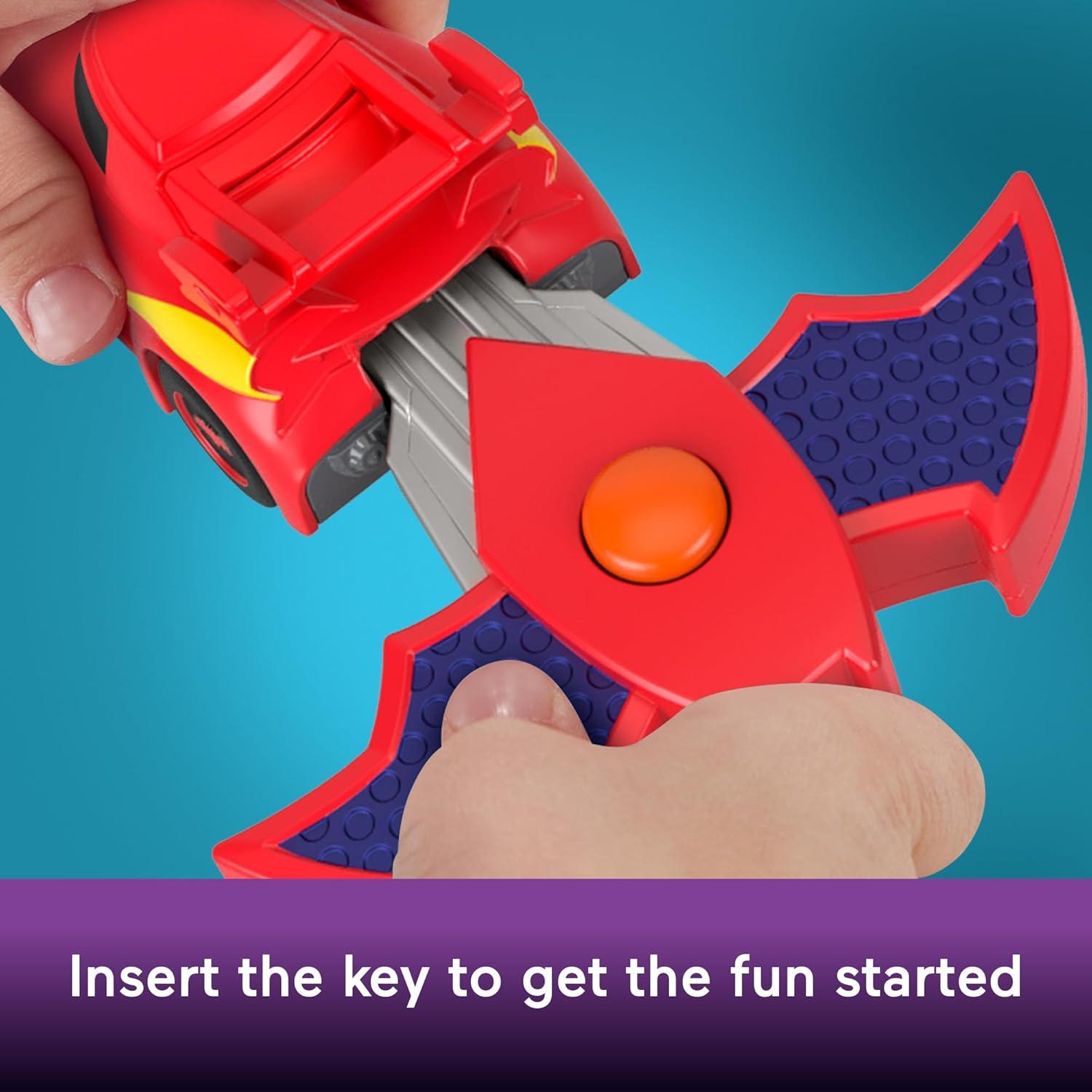 Vehículo de Carreras Batwheels Fisher-Price Rojo 1:55