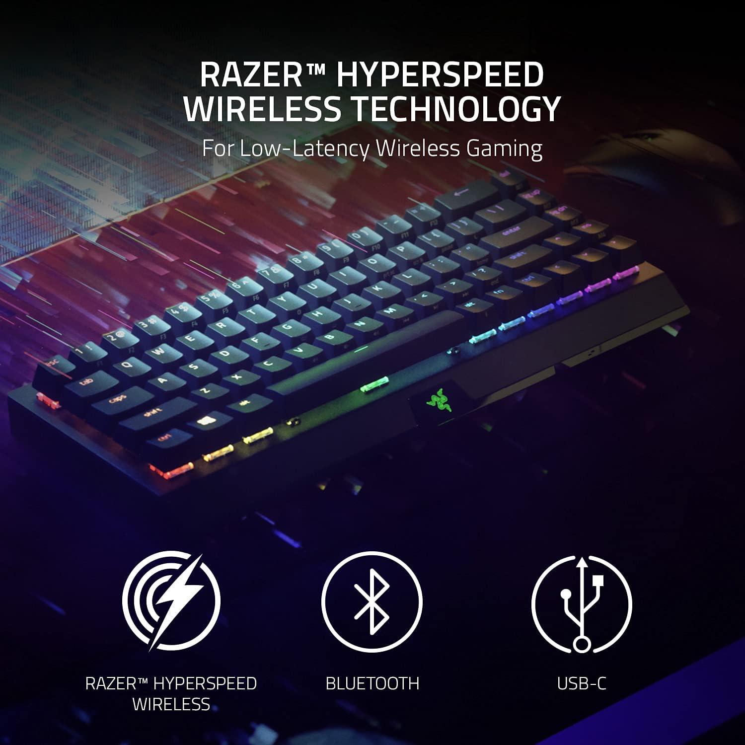 Teclado Mecánico Inalámbrico Razer BlackWidow V3 Mini 65%