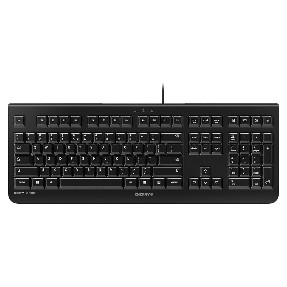 Teclado Cherry WhisperKey Negro 104 Teclas USB Silencioso