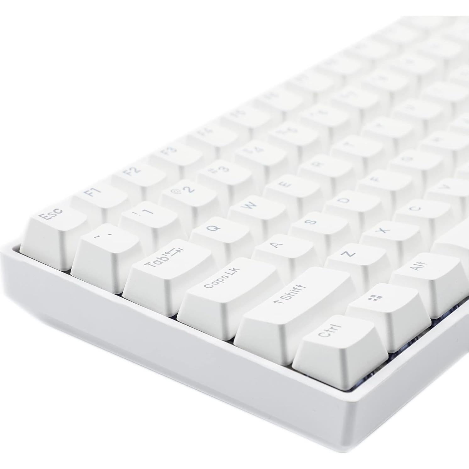 Conjunto de Teclas YMDK Doble Tiro 108 PBT Brillante Blanco 122