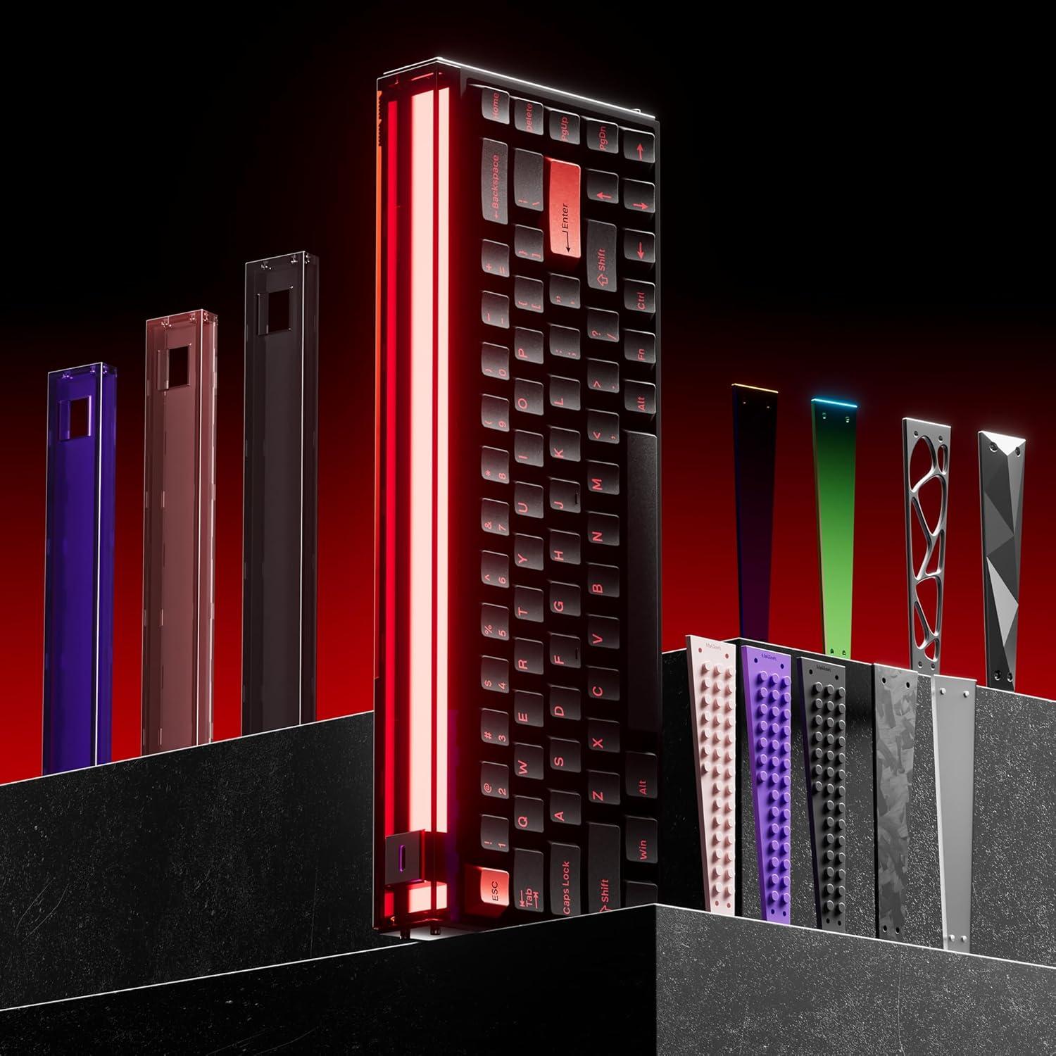 Teclado MelGeek MADE68 Ultra con Cable, 65% Compacto, RGB