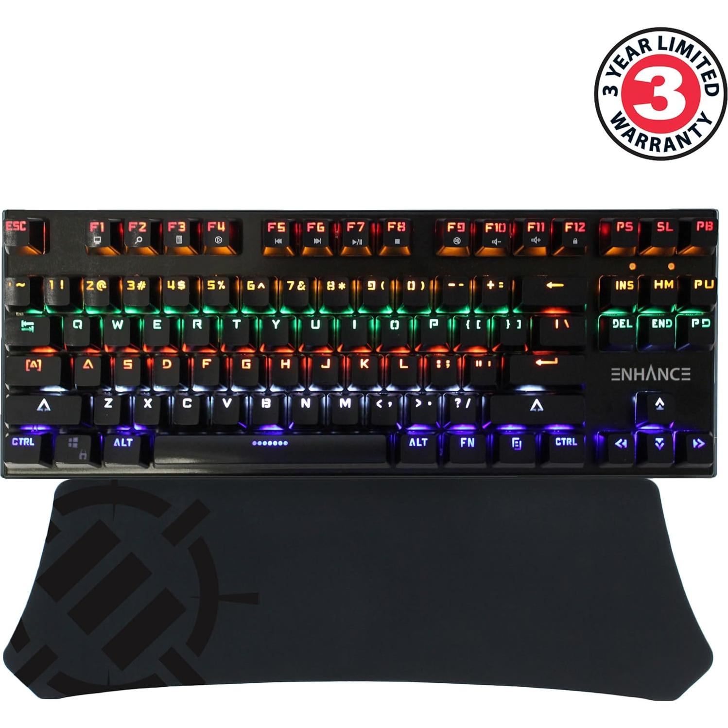Reposamuñecas Ergonómico ENHANCE TKL para Teclados Mecánicos