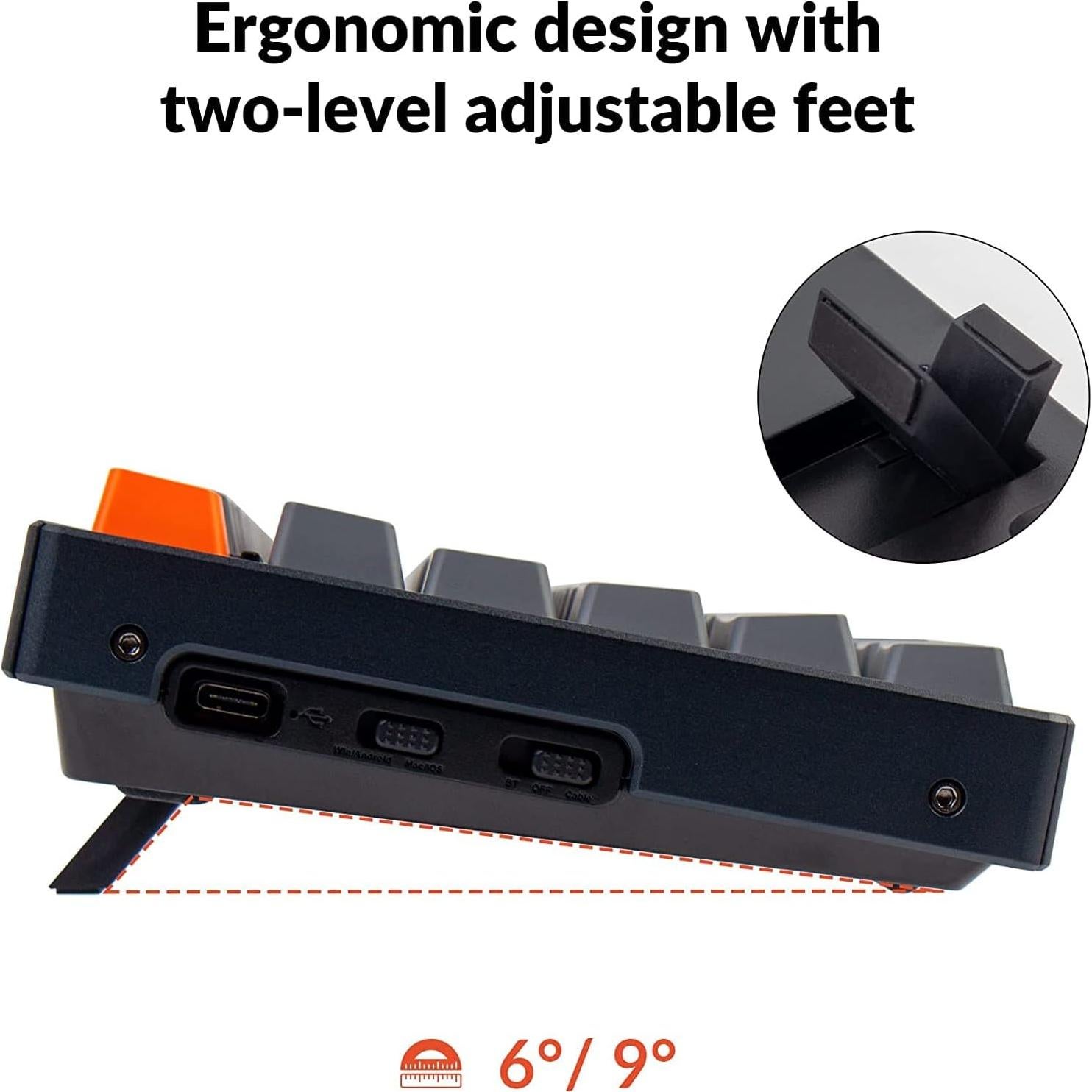 Teclado Mecánico Inalámbrico Keychron K10 RGB 104 Teclas