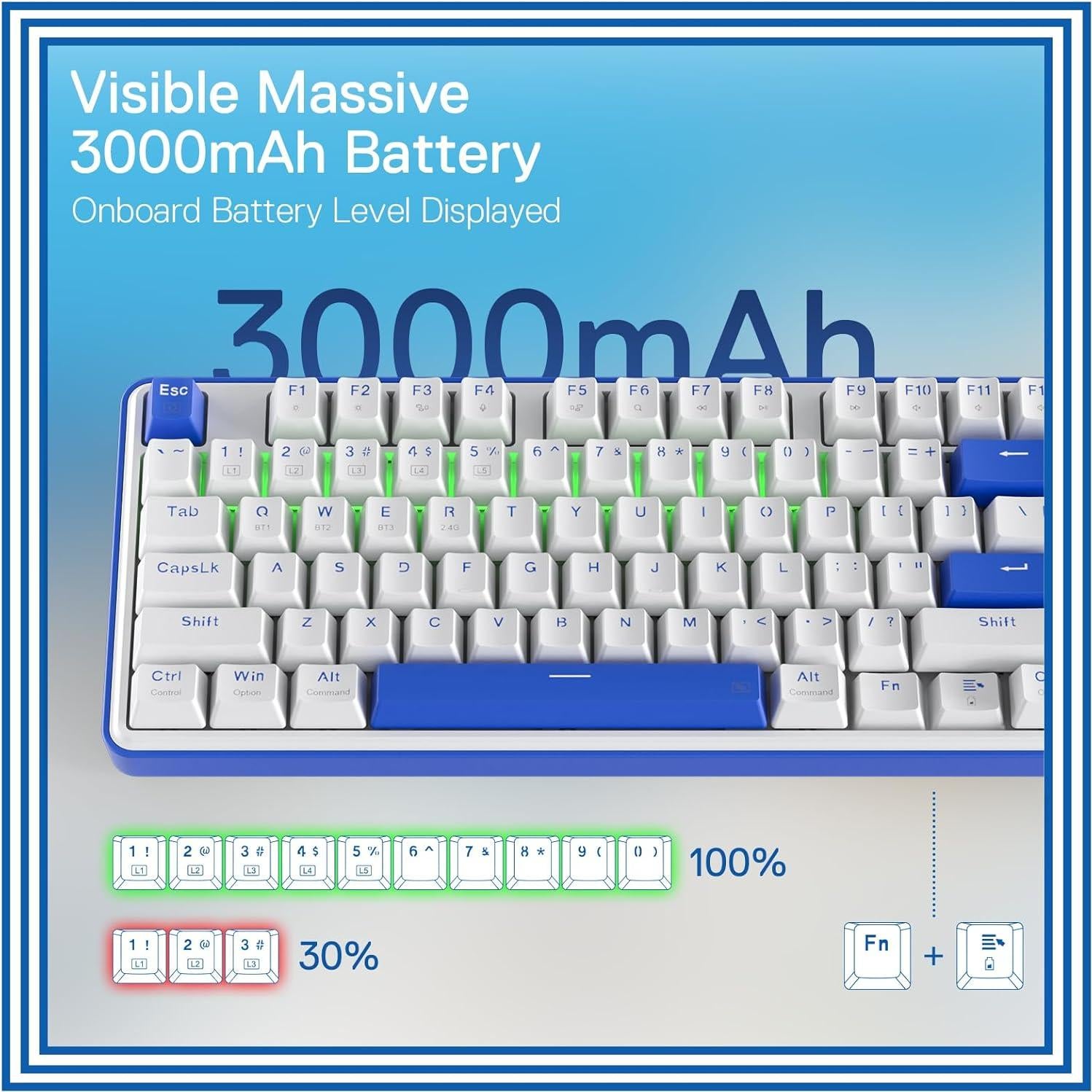 Teclado Mecánico Inalámbrico Redragon K685 PRO RGB 104 Teclas