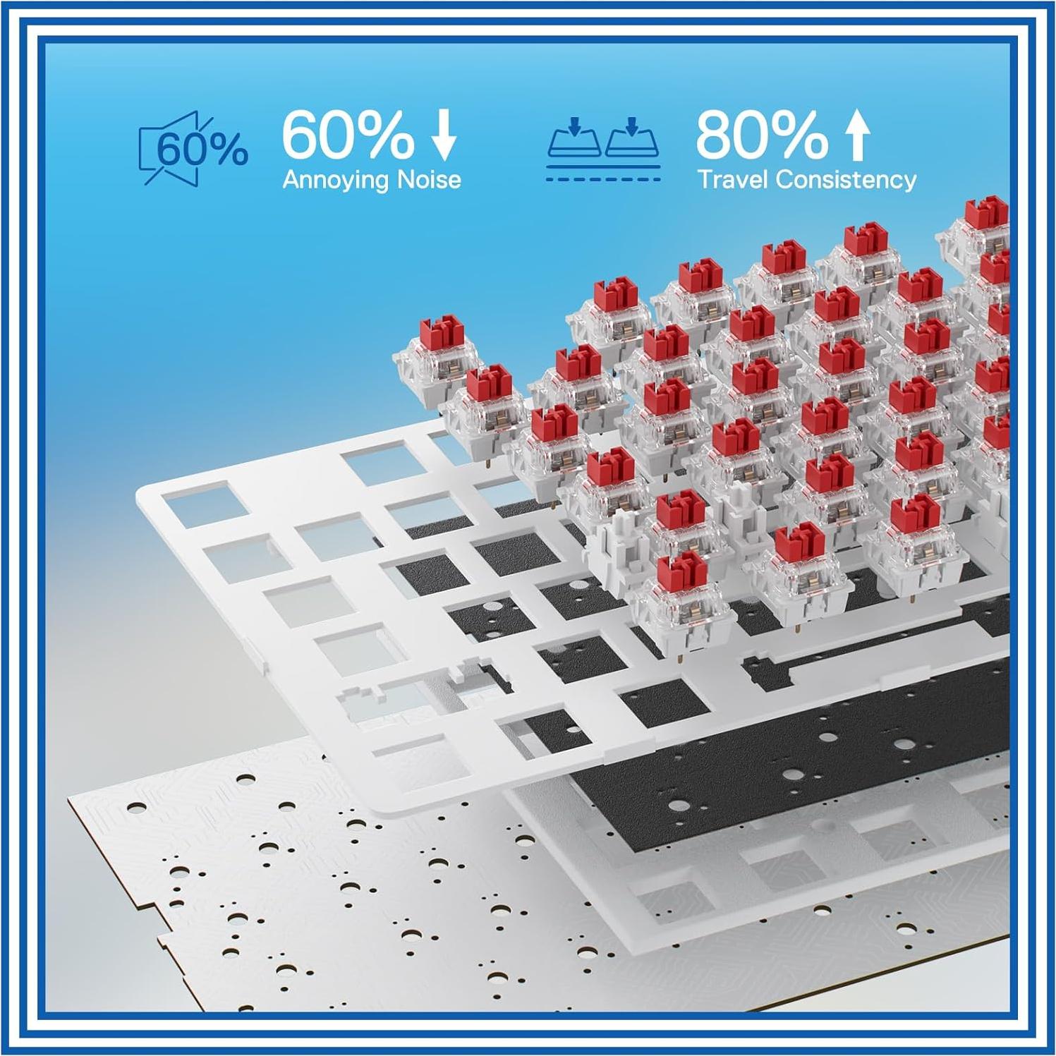 Teclado Mecánico Inalámbrico Redragon K685 PRO RGB 104 Teclas