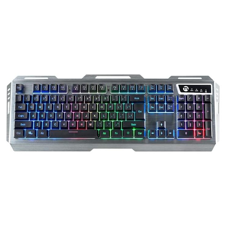 Teclado Gaming NINGMEI HK11 RGB Con Cable 104 Teclas