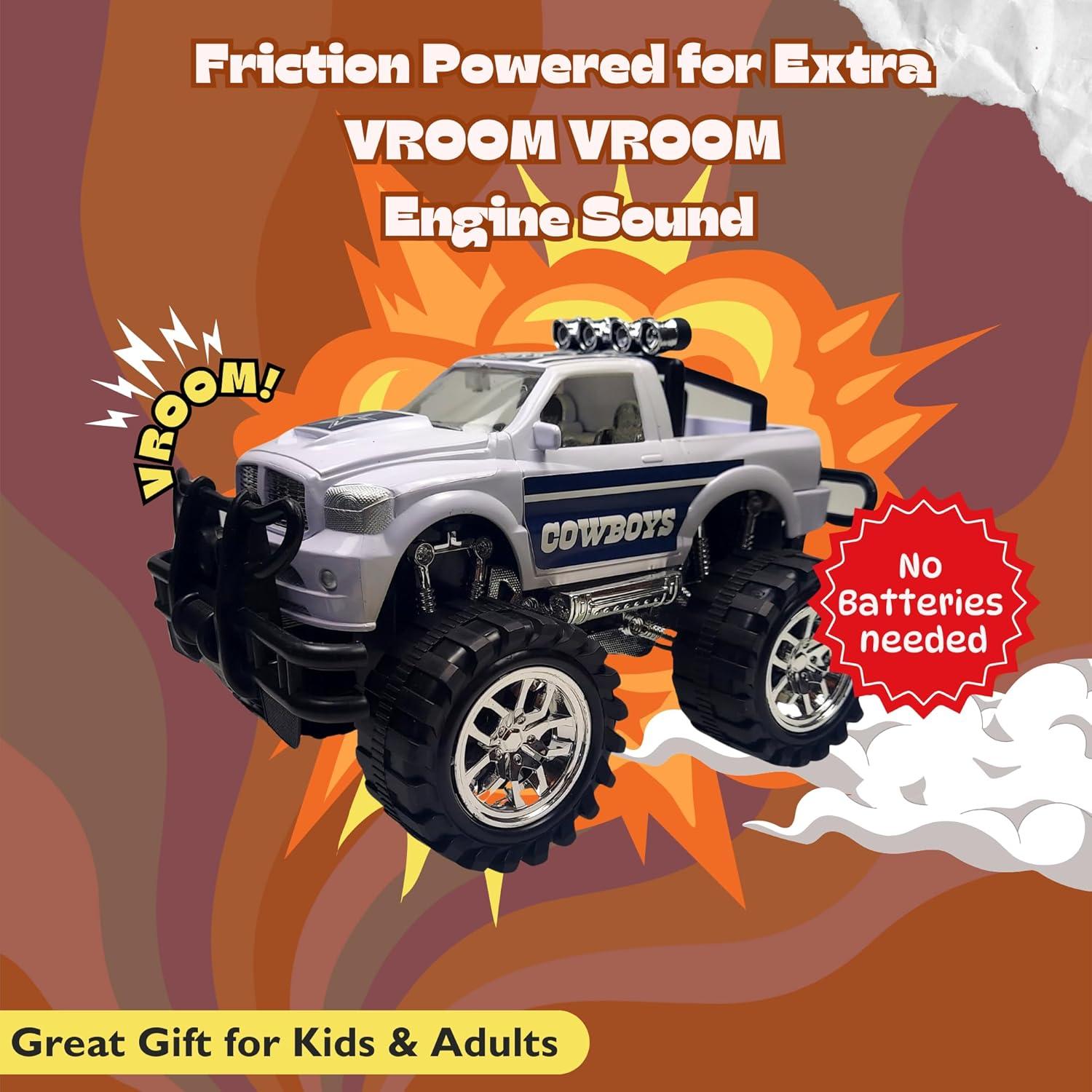 Camión de Juguete Dallas Monster Truck 1:18 Fricción NFL Cowboys