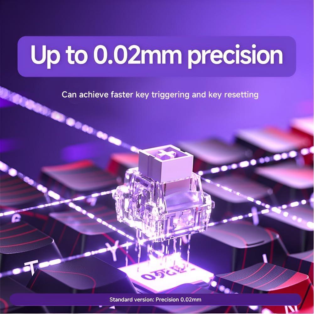 Teclado Mecánico Win 68 HE Gaming RGB 68 Teclas Ergonómico