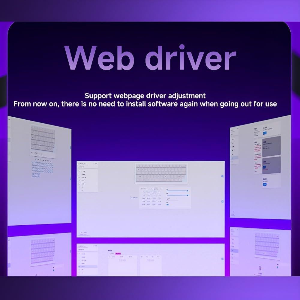 Teclado Mecánico Win 68 HE Gaming RGB 68 Teclas Ergonómico