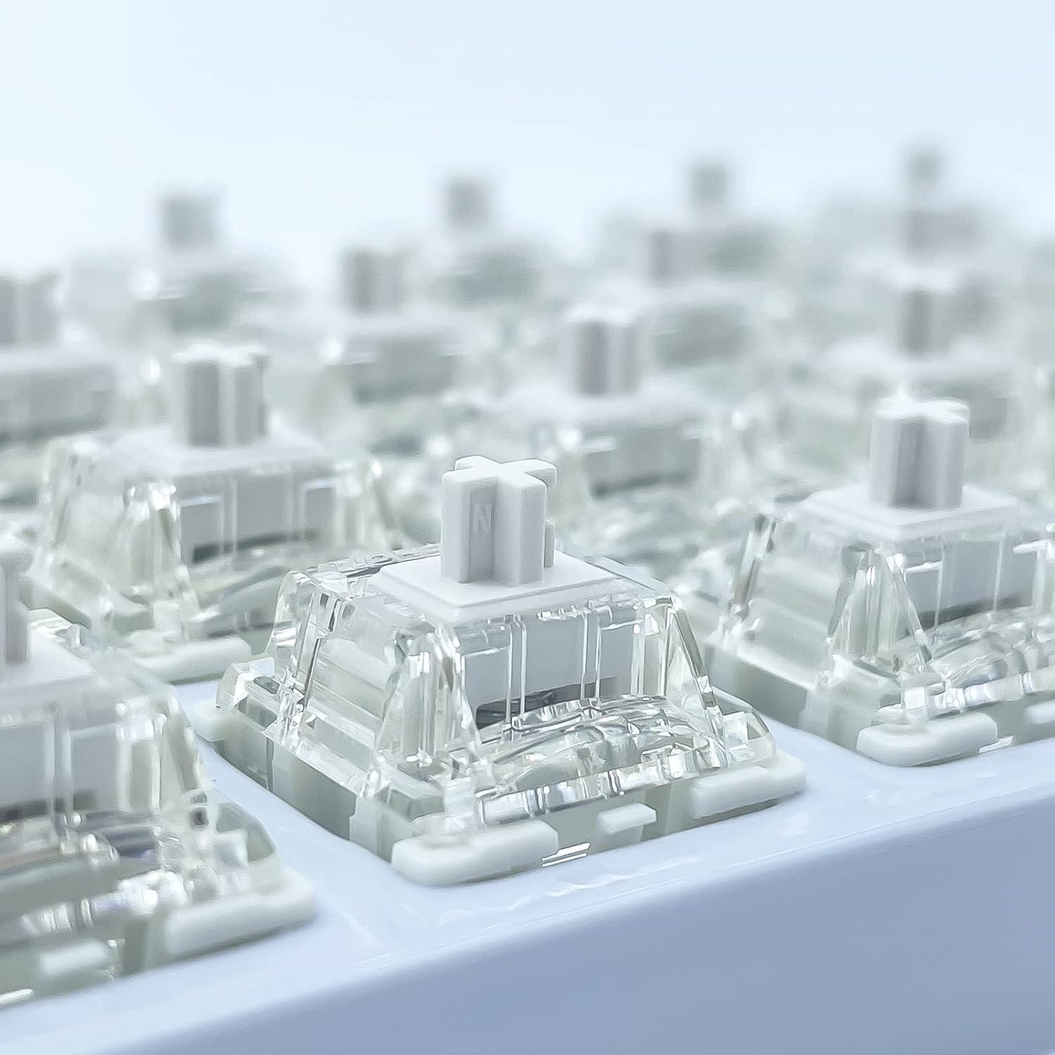 Interruptor Mecánico Gateron Pro 2.0 RGB 108pcs Blanco