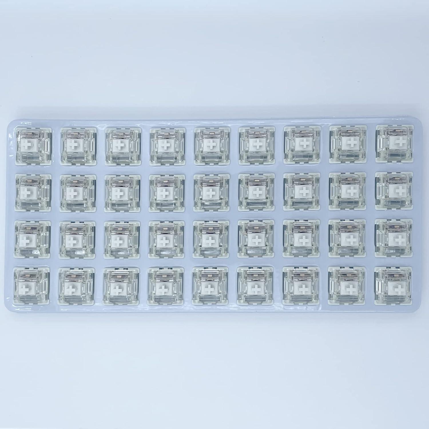 Interruptor Mecánico Gateron Pro 2.0 RGB 108pcs Blanco