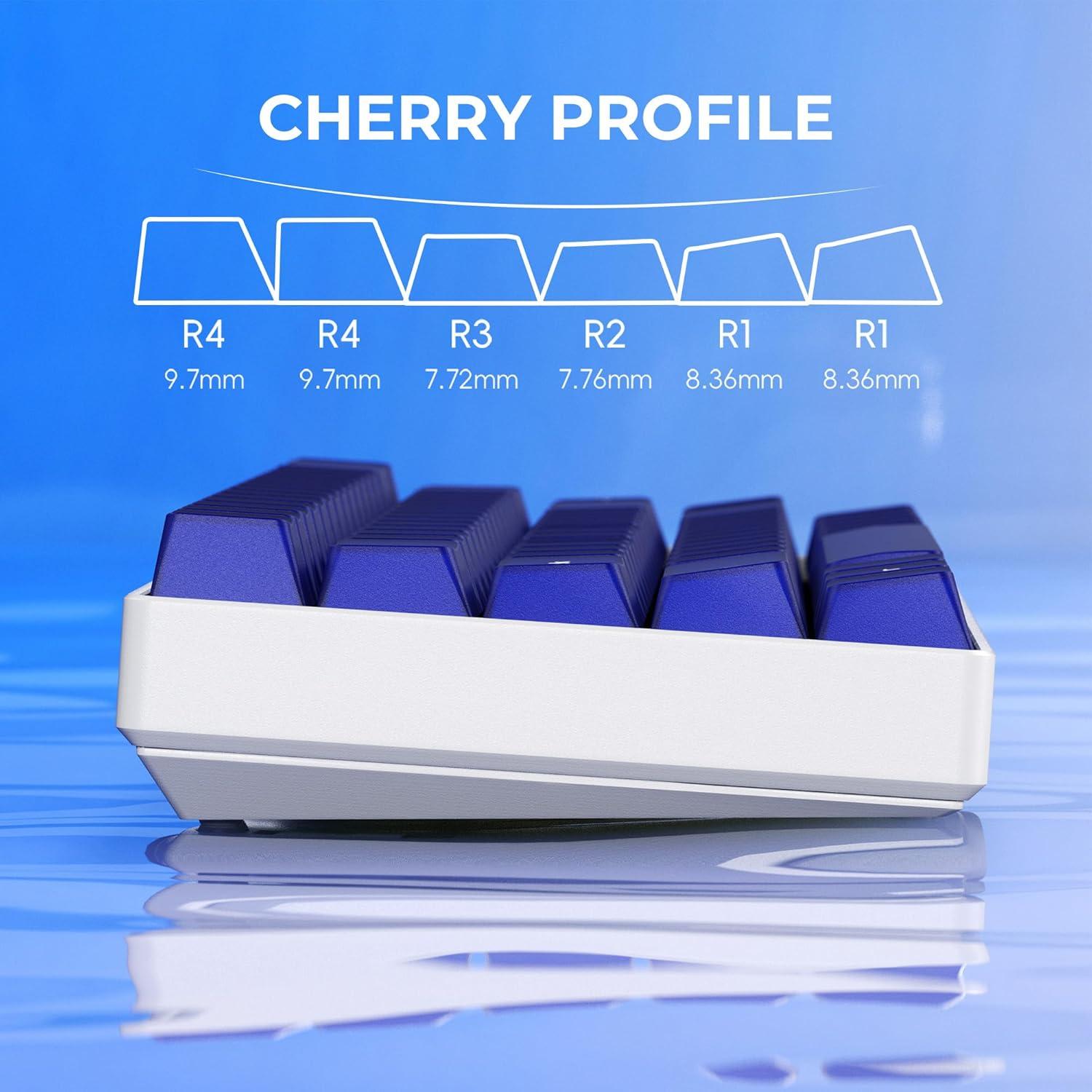 Conjunto de Teclas PBT Doble Inyección XVX Azul Jade 121 Teclas