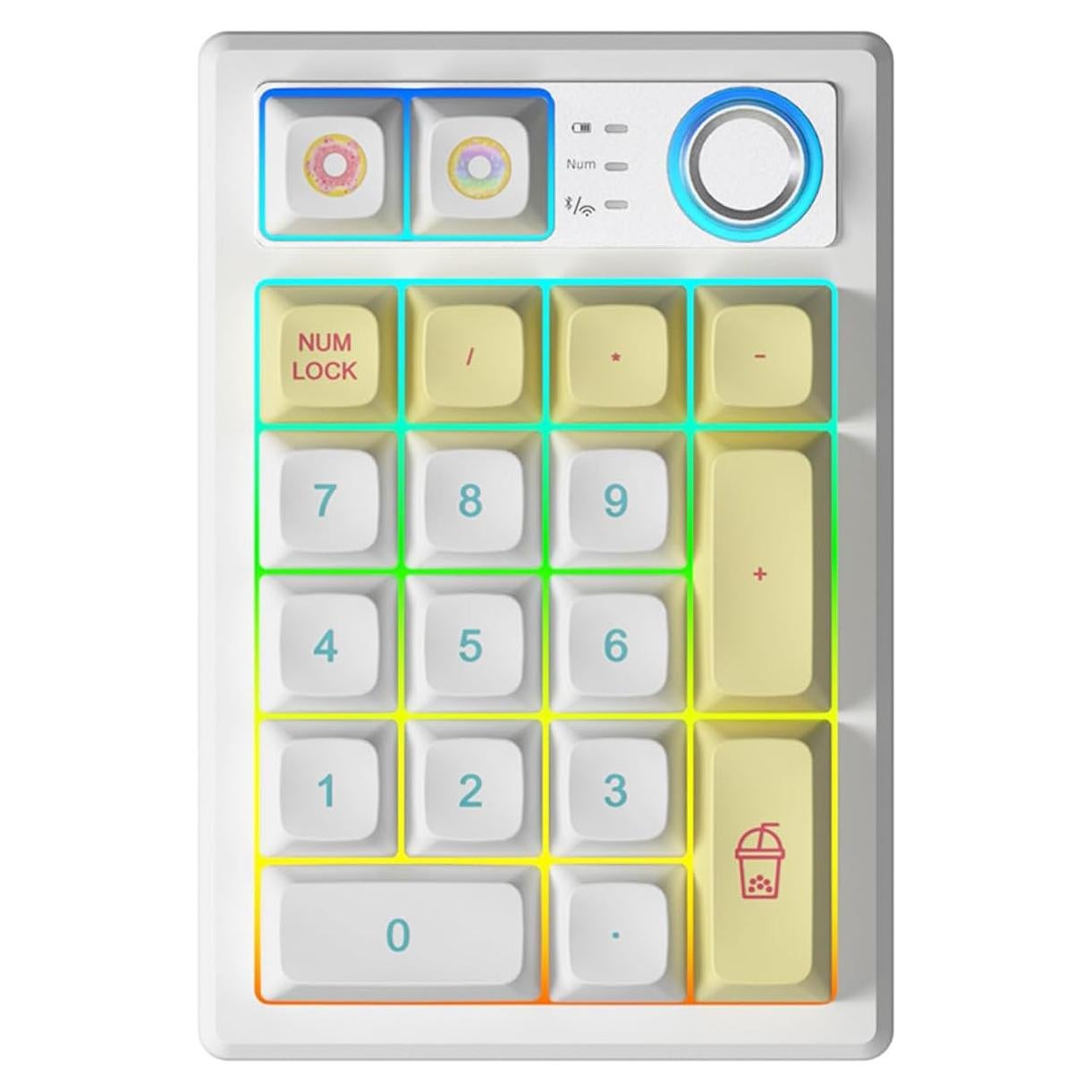 Teclado Numérico Mecánico TISHLED K19 Inalámbrico RGB
