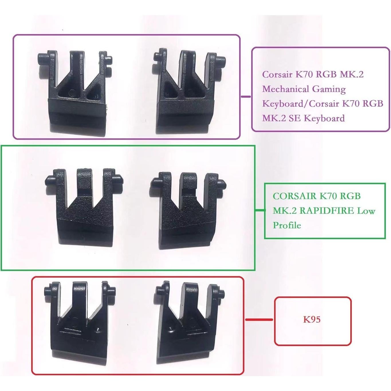 Pata de Inclinación para Teclado Mecánico Corsair K95 RGB