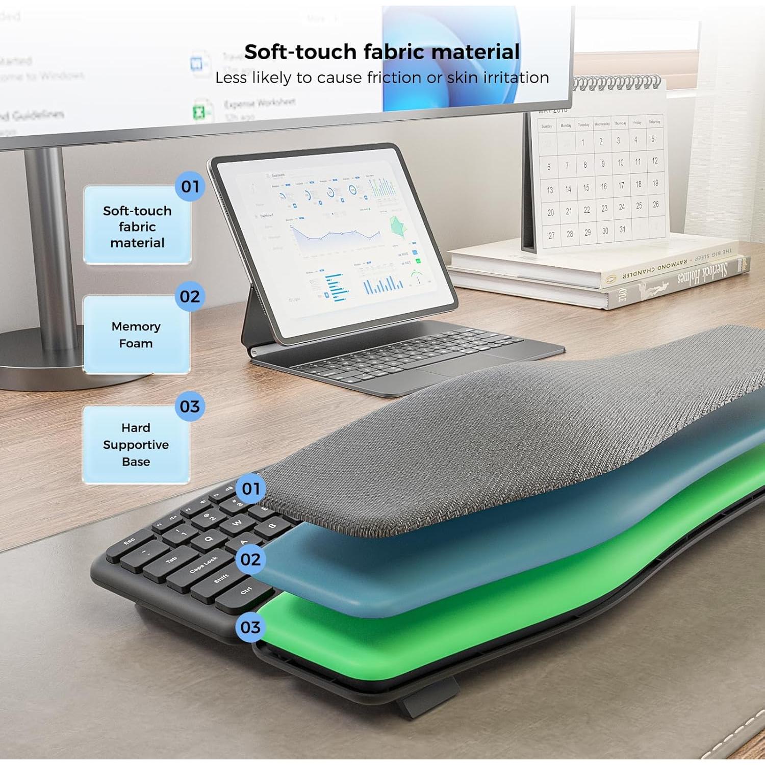 Teclado Ergonómico Dividido Kysona EK15 Inalámbrico Bluetooth