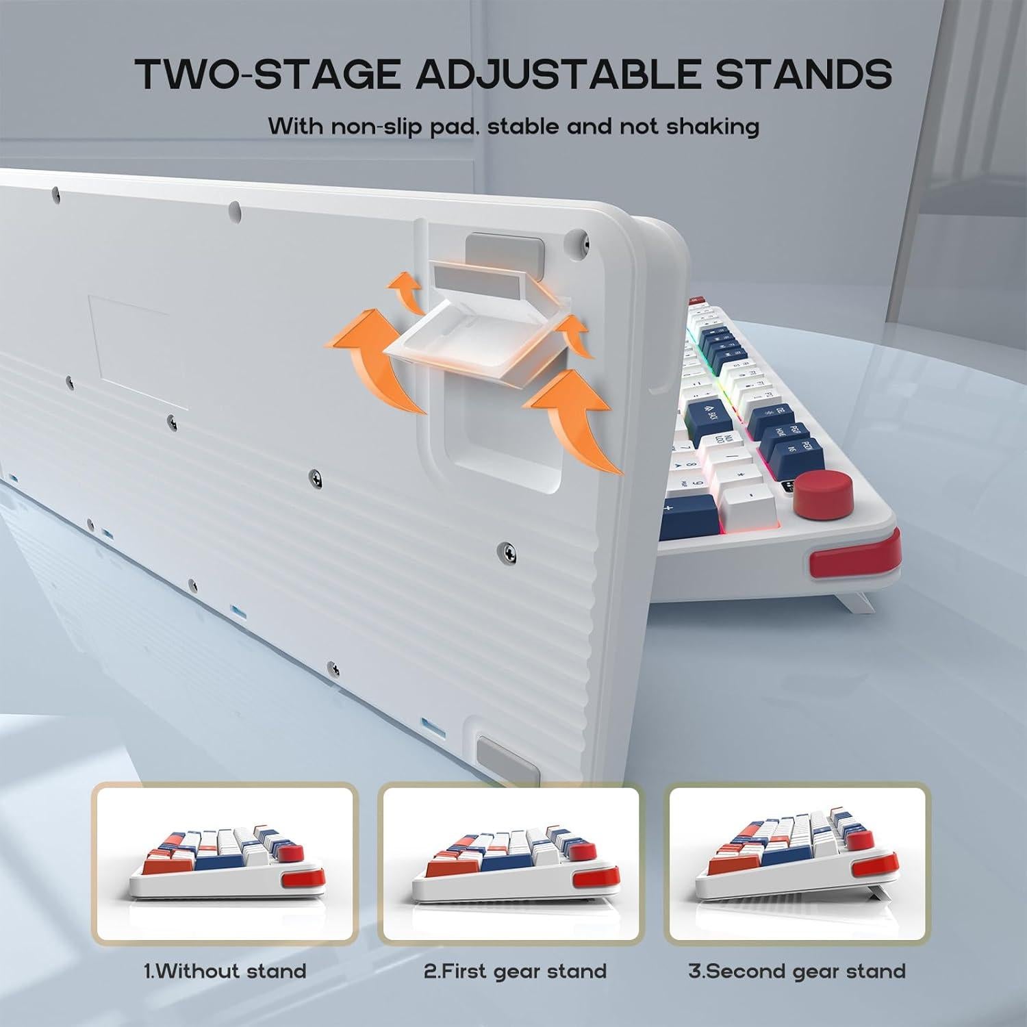 Teclado Gaming Hofotek 920 USB Iluminado 98 Teclas Membrana