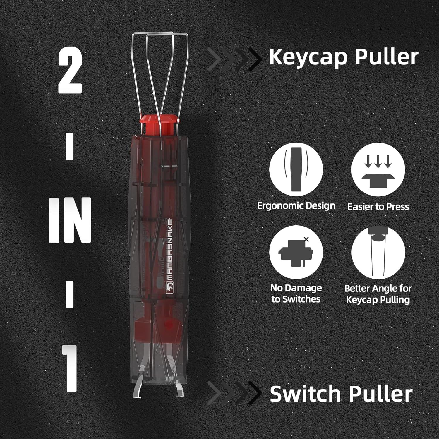 Extractor de Teclas y Switches 2-en-1 MAMBASNAKE - Acero Inoxidable