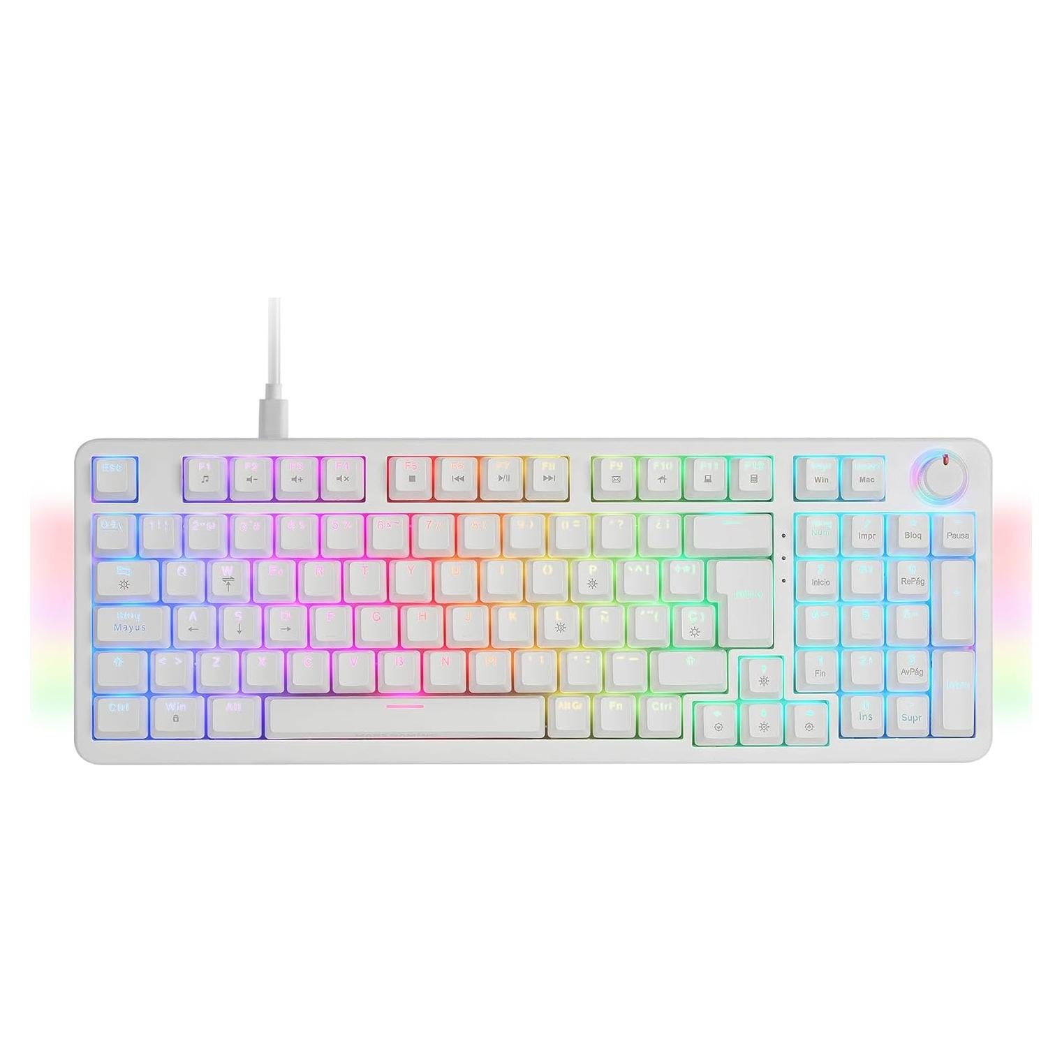 Teclado Mecánico Gaming MKPRO MARS GAMING RGB Español