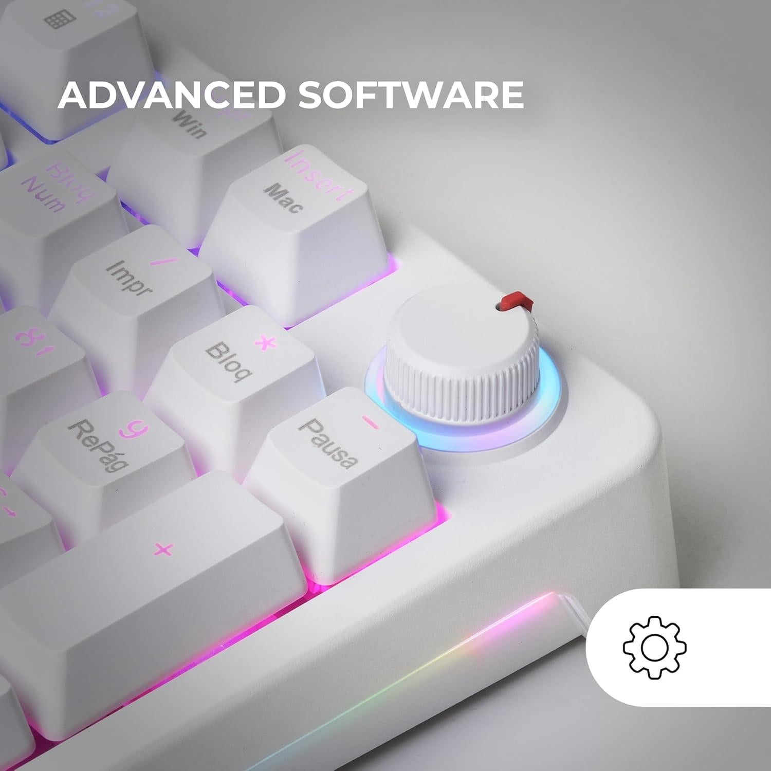 Teclado Mecánico Gaming MKPRO MARS GAMING RGB Español