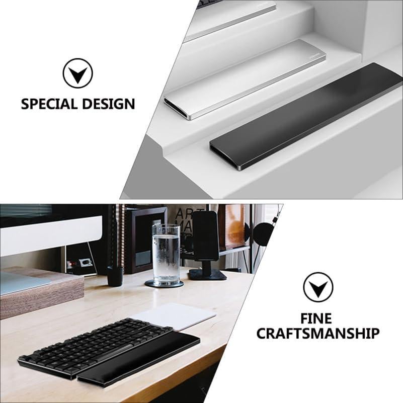 Reposamuñecas ergonómico VILLCASE de aluminio 44x8.5cm