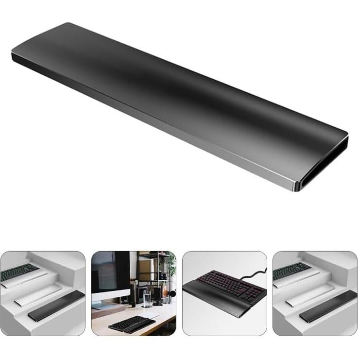 Reposamuñecas ergonómico VILLCASE de aluminio 44x8.5cm