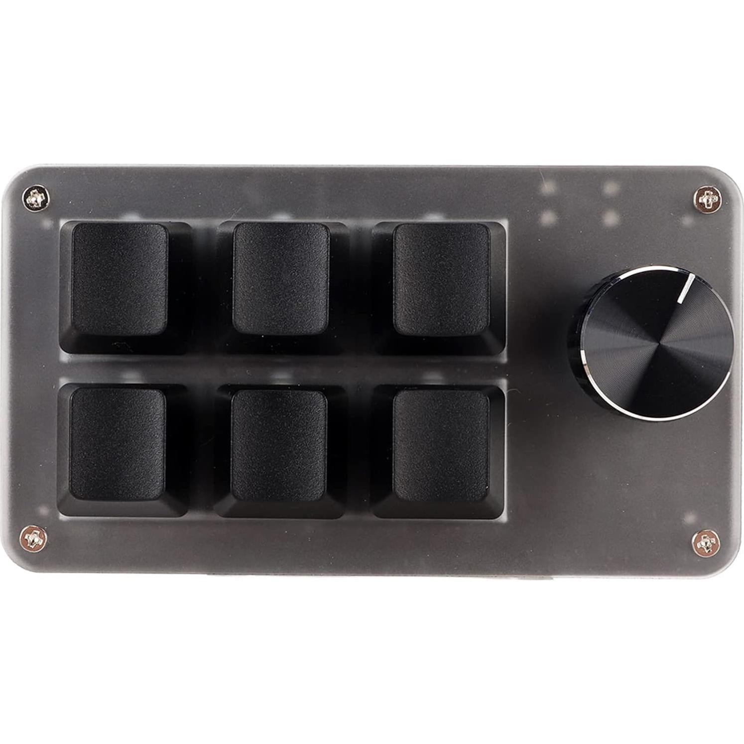 Teclado Mecánico Mini Zyyini USB Rojo Ergonómico 6 Teclas