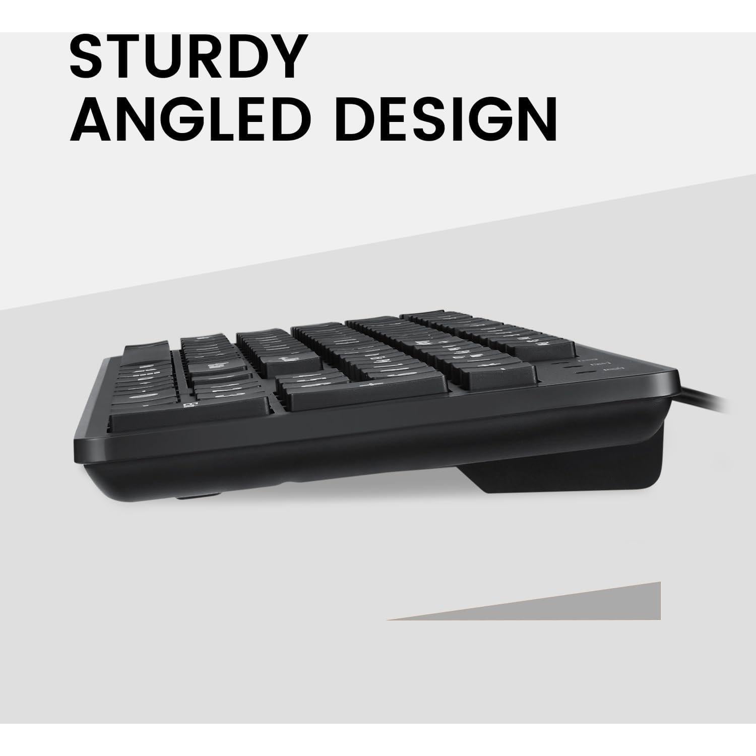 Teclado PS2 Perixx PERIBOARD-117P Ergonomico Negro