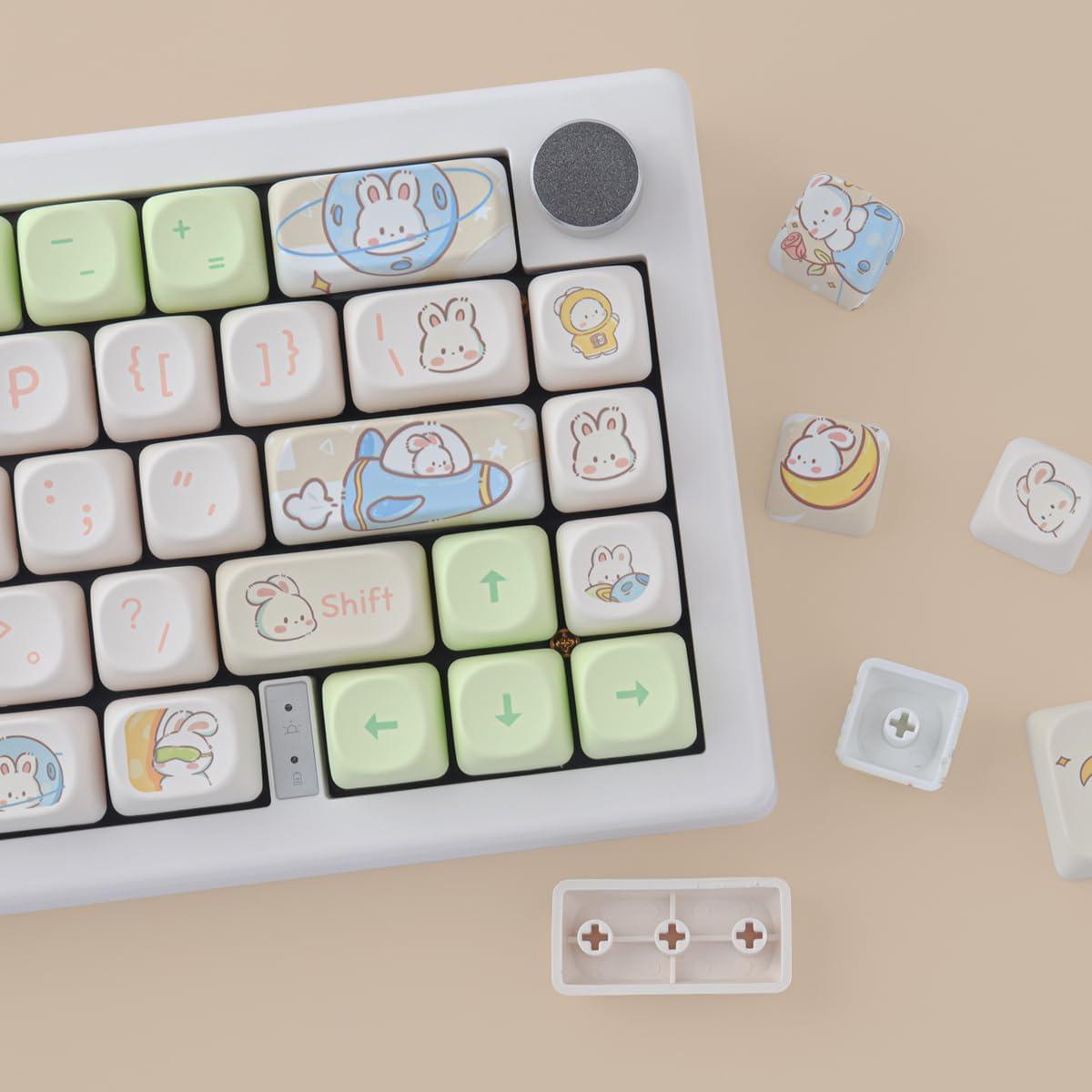 Juego de Teclas PBT 143 Teclas MOA Tyrixki para Teclados Mecánicos