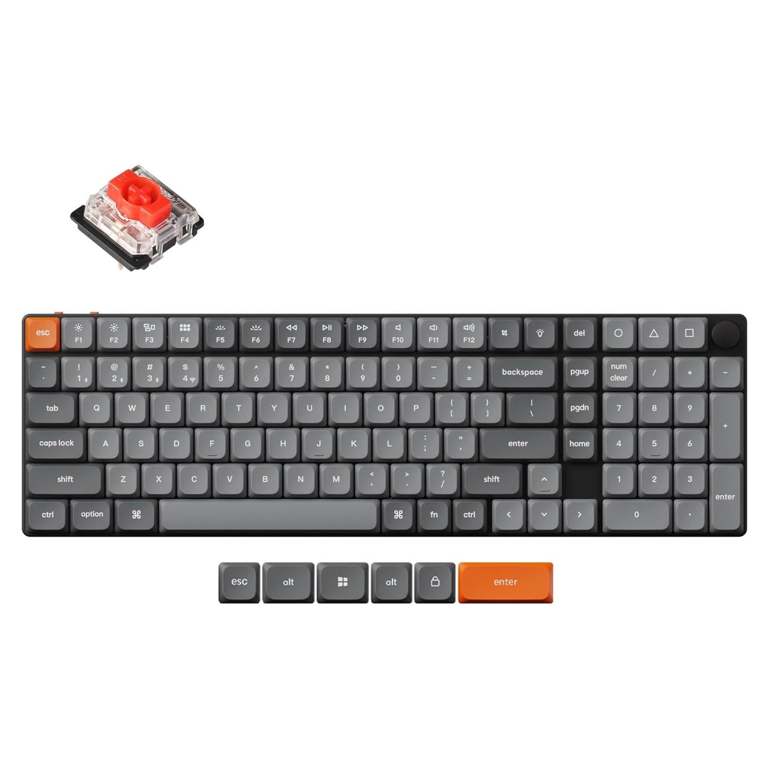 Teclado Mecánico Inalámbrico Keychron K17 Max 96% RGB
