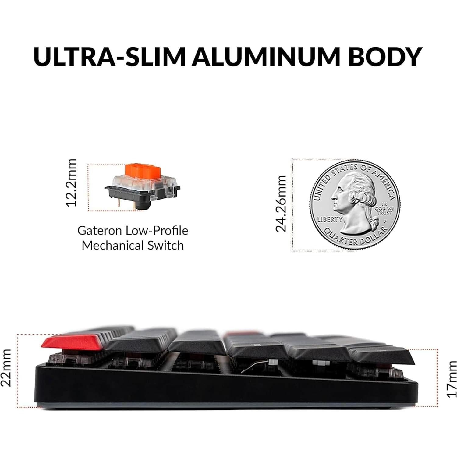 Teclado Mecánico Inalámbrico Keychron K17 Max 96% RGB