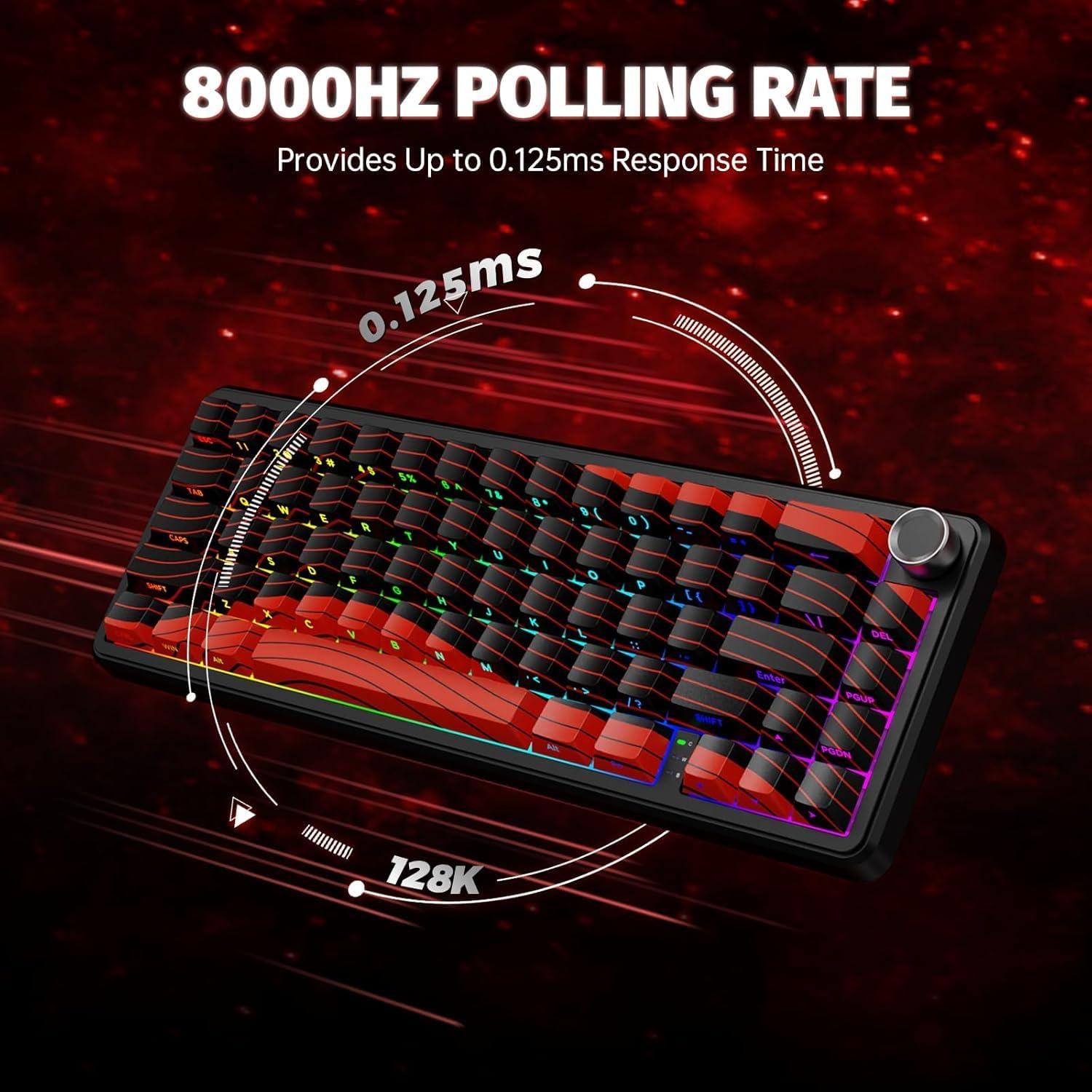 Teclado Gaming Inalámbrico Attack Shark X65PRO HE RGB 68 Teclas